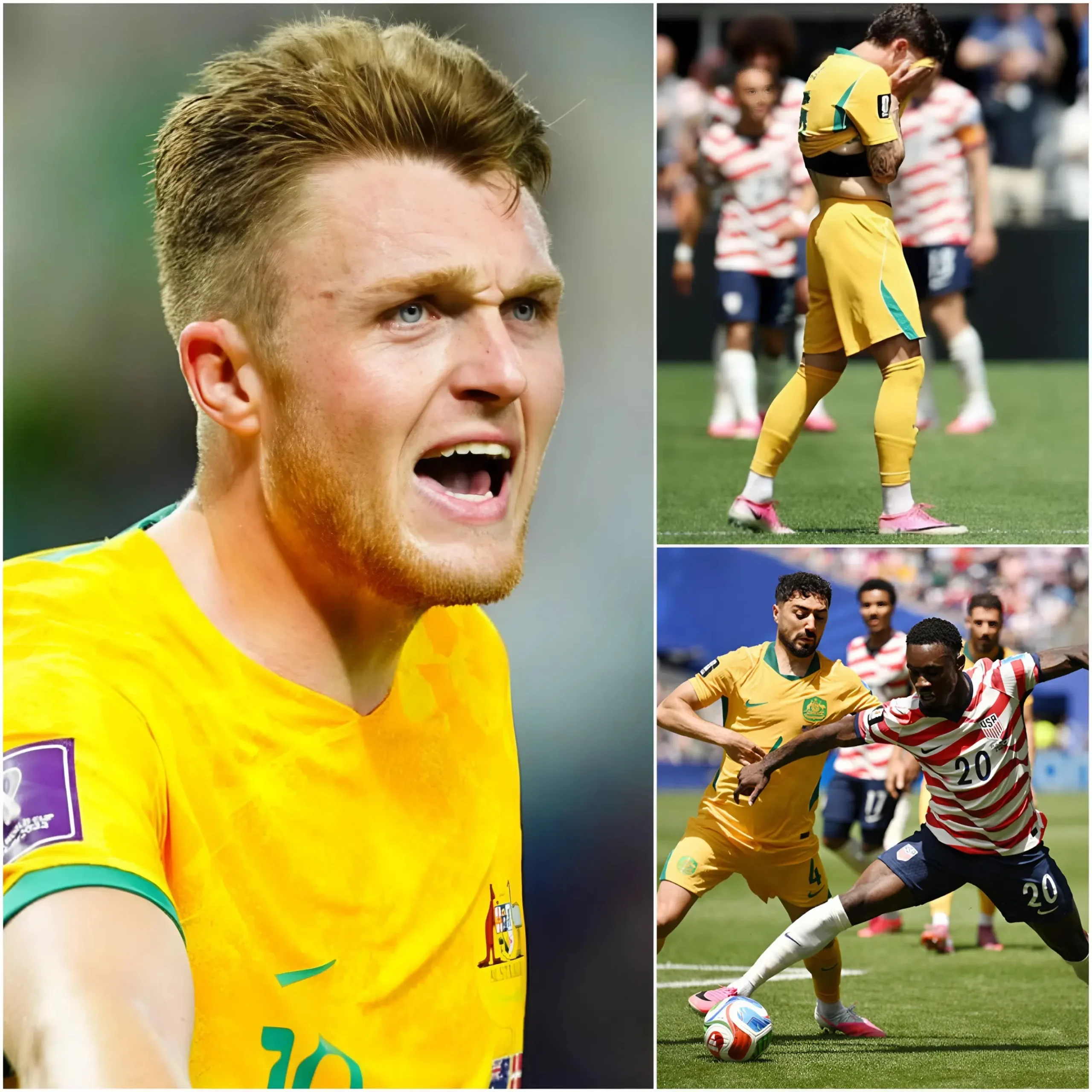 Cover Image for 💔 BREAKING NEWS 10 MINUTES AGO: Australia captain Harry Souttar has unintentionally revealed the reason why the Australian players were unable to perform at 100%, ultimately leading to their surprising 0–2 defeat against the United States.
