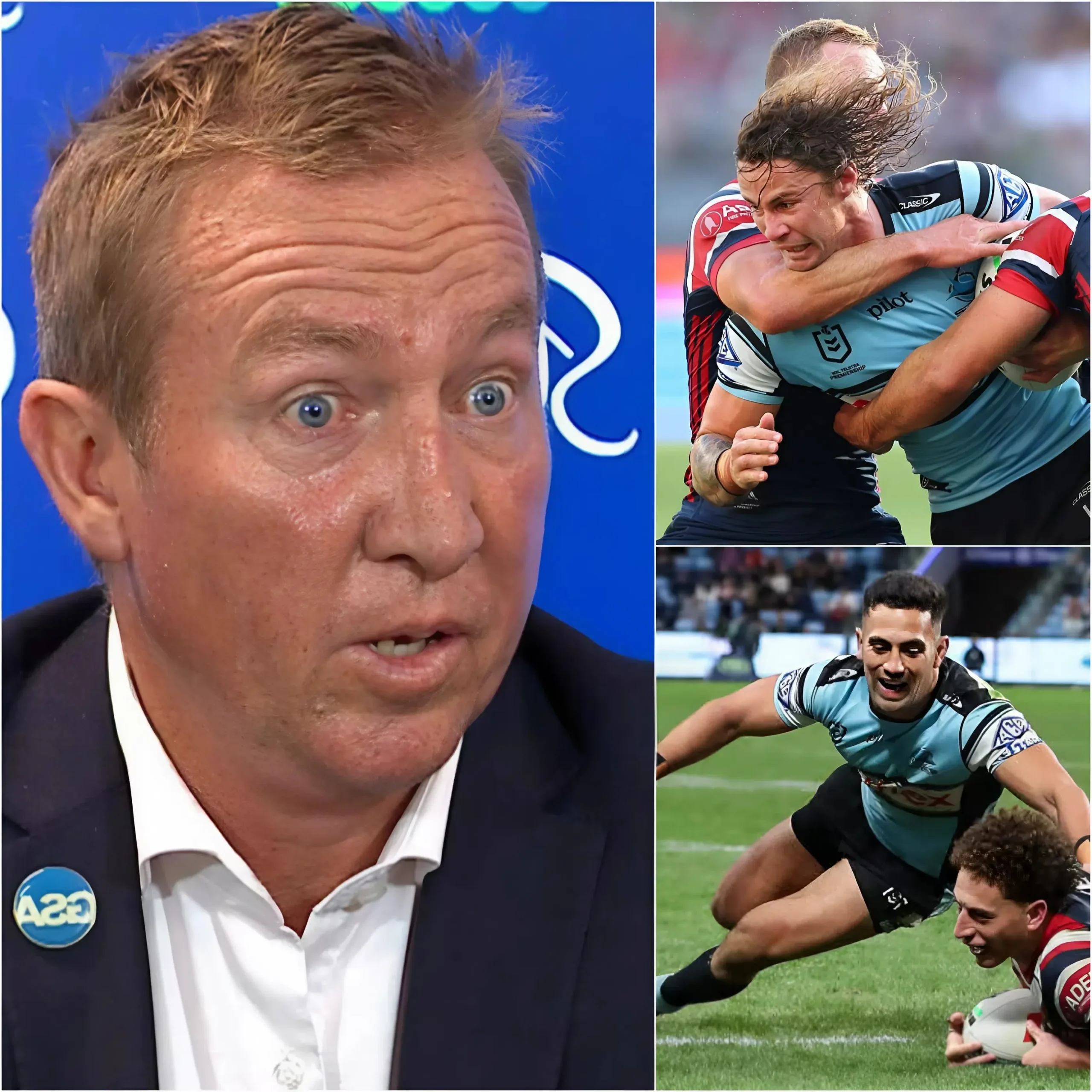 Cover Image for BREAKING NEWS: Immediately after the match against the Cronulla Sharks, Trent Robinson said: “We should have won by a much bigger margin if it hadn’t been for his mistake. He definitely won’t be on the field for Round 14.” These comments came after the Roosters’ 27–8 victory over the Cronulla Sharks. The identity of the player Robinson was referring to has left many fans completely surprised…