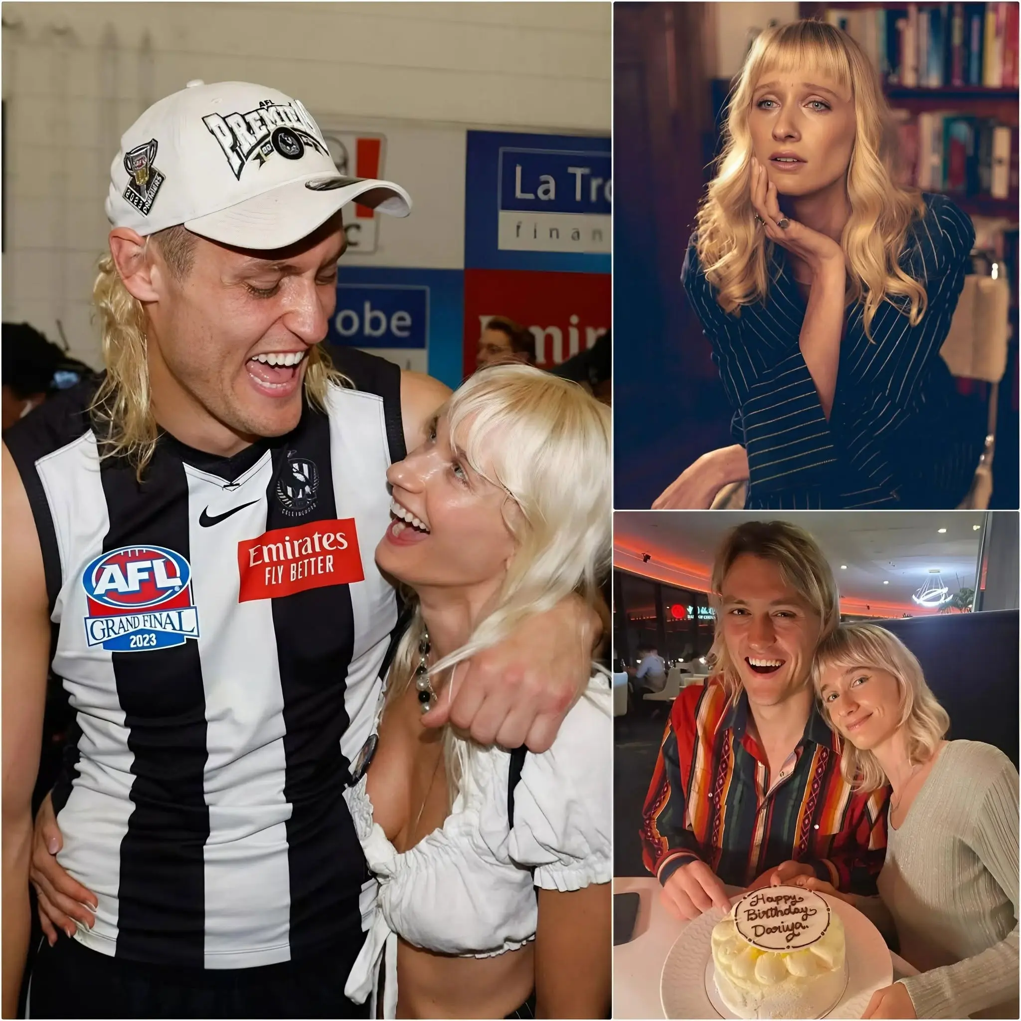 Cover Image for The girlfriend of Darcy Moore, Dee Salmin, spoke out emotionally on behalf of her boyfriend: “It’s time for me to say this