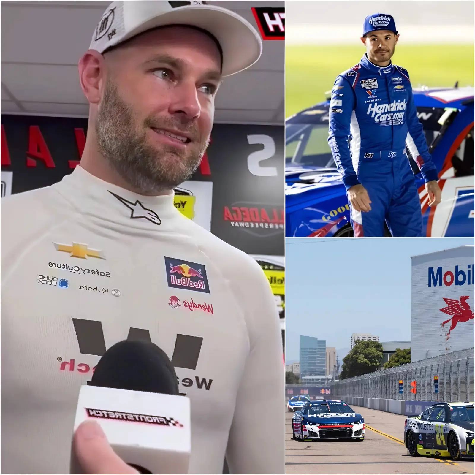 Cover Image for âYou want to stop me? Youâll need to do a lot more than that, kid!â Shane van Gisbergen didnât hesitate to send a sharp and provocative challenge to Kyle Larson after the Anduril 250.