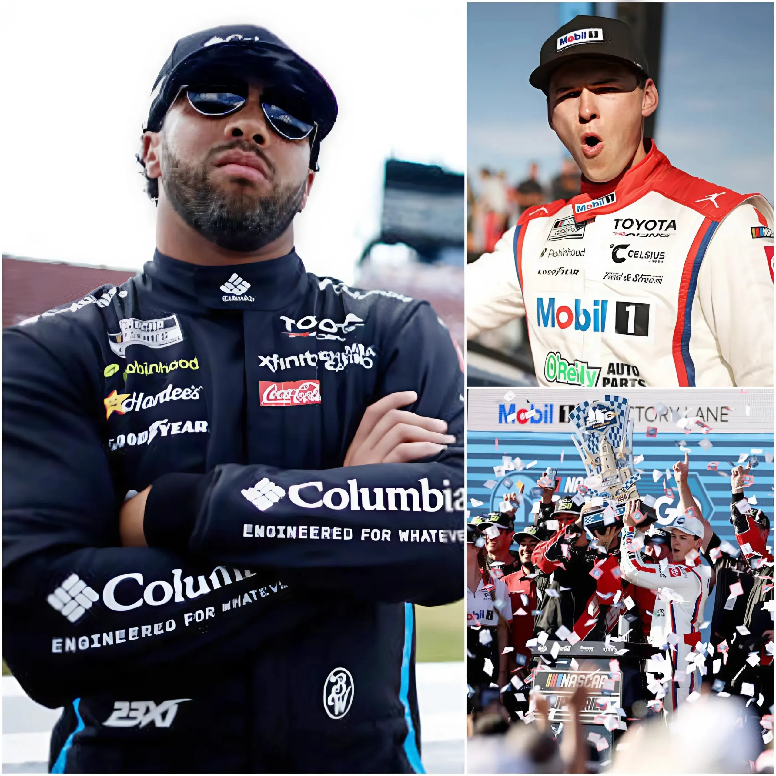 Cover Image for đïžđš âITâS HIM OR ME!â The NASCAR world is in shock after what happened in the team garage following the 2026 Anduril 250, where Corey Heim had just secured a dramatic race victory.