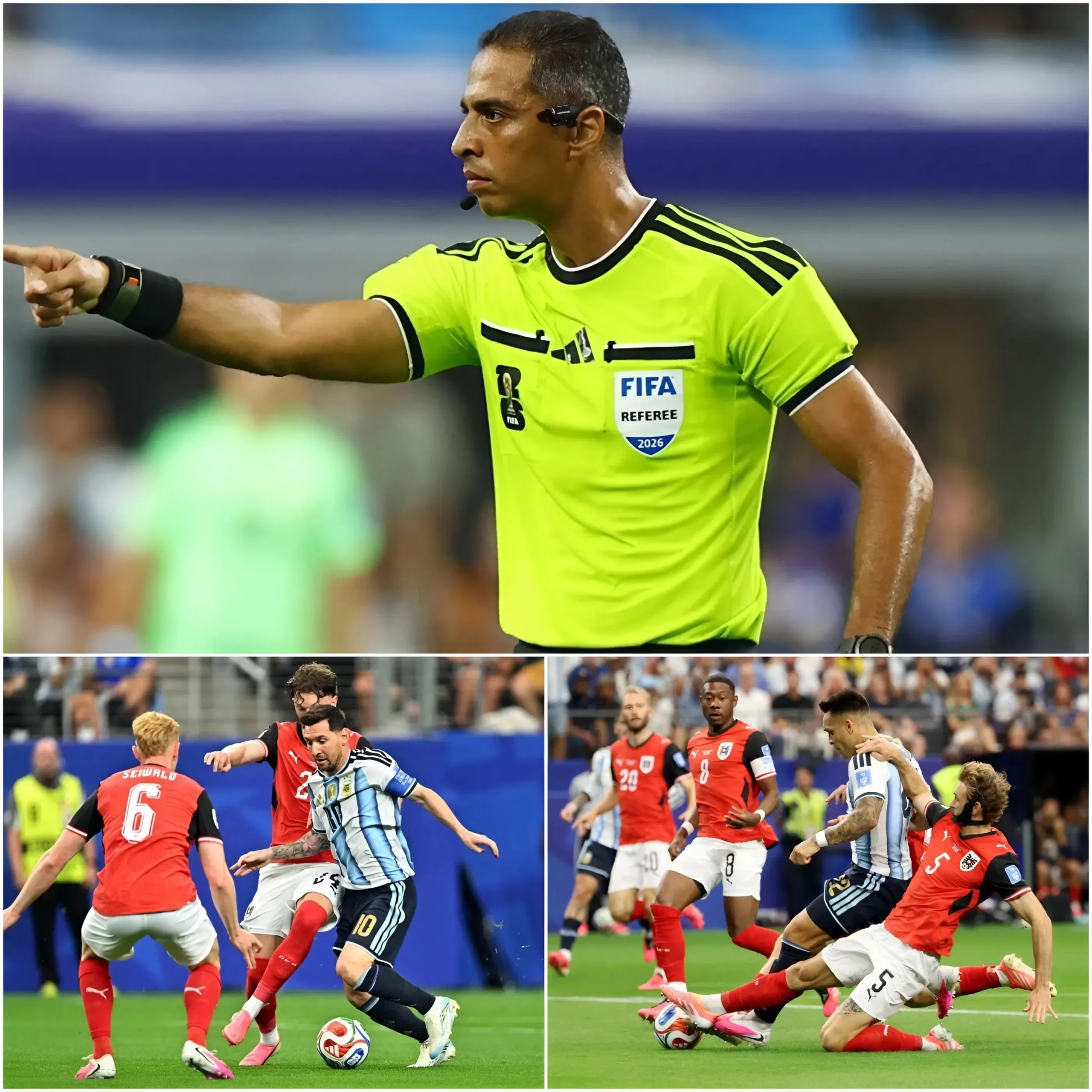 Cover Image for Messi’s night was overshadowed by a refereeing storm that nobody saw coming.