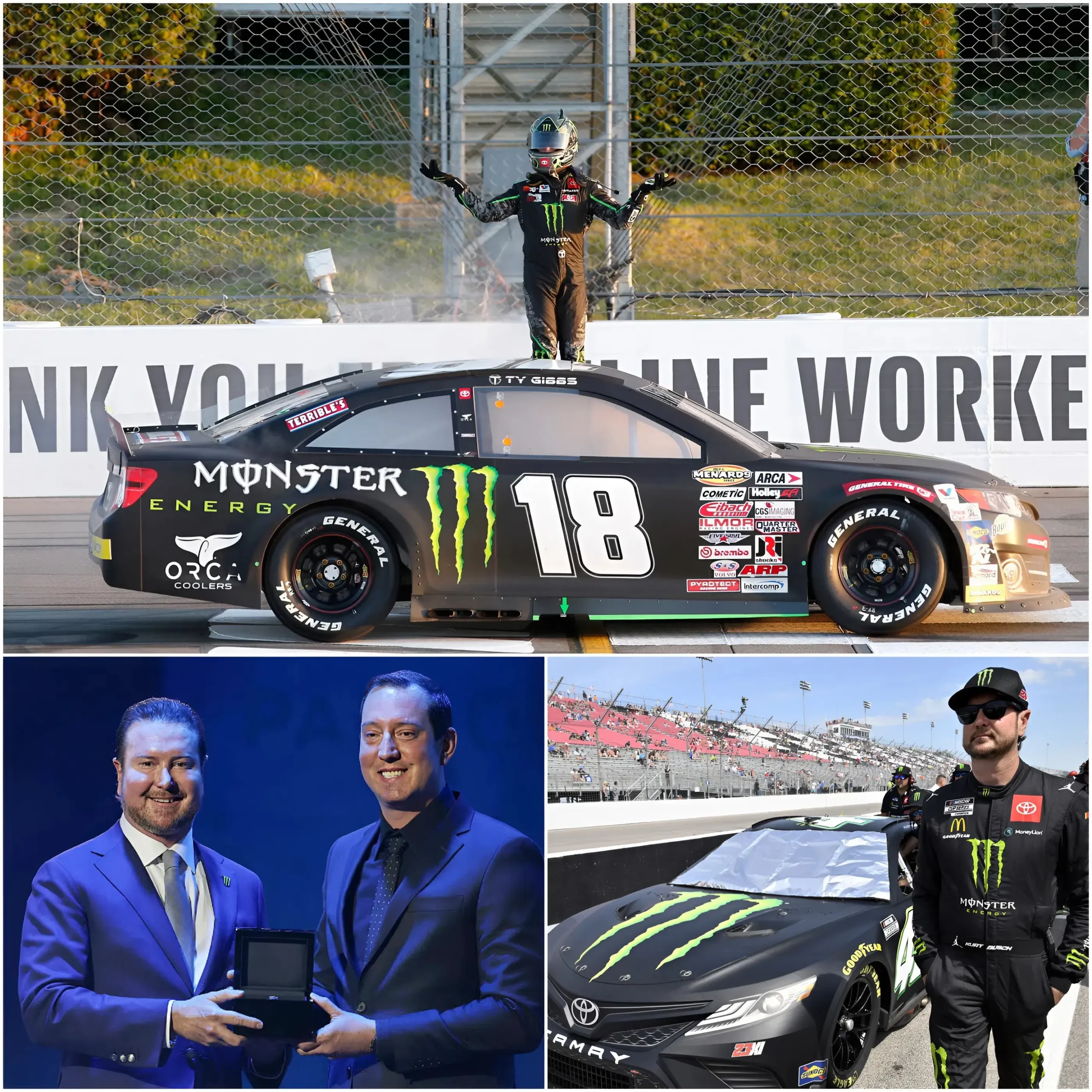 Cover Image for 🏁🔥 BREAKING NEWS: KURT BUSCH RETURNS WITH ICONIC NO. 8 AT LE MANS Kurt Busch will officially return behind the wheel of the legendary No. 8 car at the HSR NASCAR Classic Le Mans — an emotional tribute dedicated to Kyle Busch. ❤️🏁