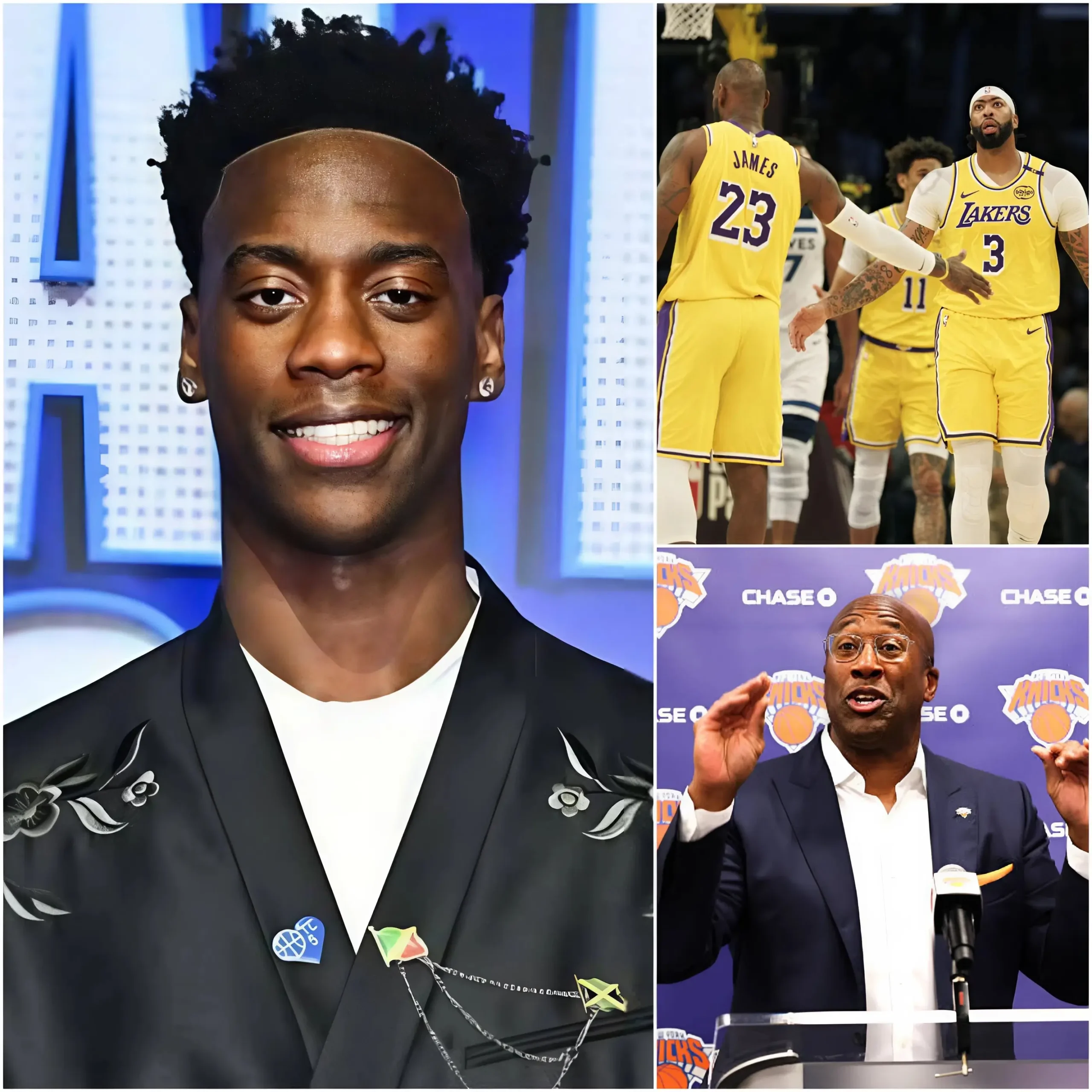 Cover Image for 🔥🏀BREAKING NEWS: “I DON’T WANT TO JOIN THE LAKERS!” AJ Dybantsa is reportedly sending shockwaves through the NBA Draft 2026 after publicly rejecting the idea of joining the Los Angeles Lakers, instead expressing his desire to land with the New York Knicks, plunging the entire league into chaos.
