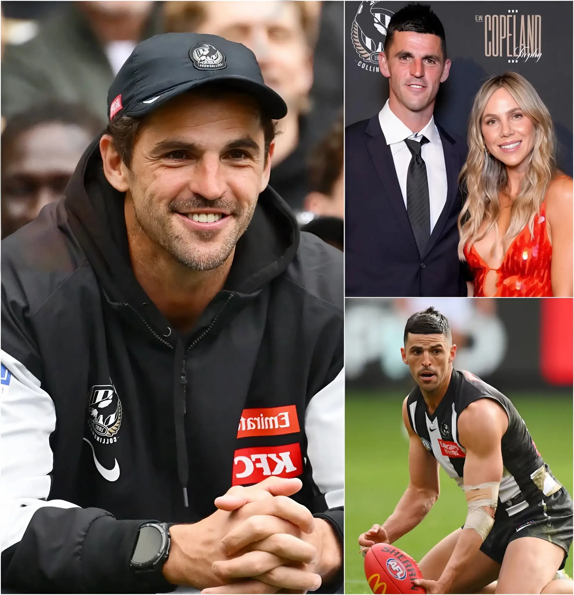 Cover Image for 😢 “WITHOUT HER, THERE WOULD BE NO CHAMPION TODAY…” — Scott Pendlebury burst into tears immediately after a historic victory, choking back tears as he thanked his wife for always being by his side during the most difficult times