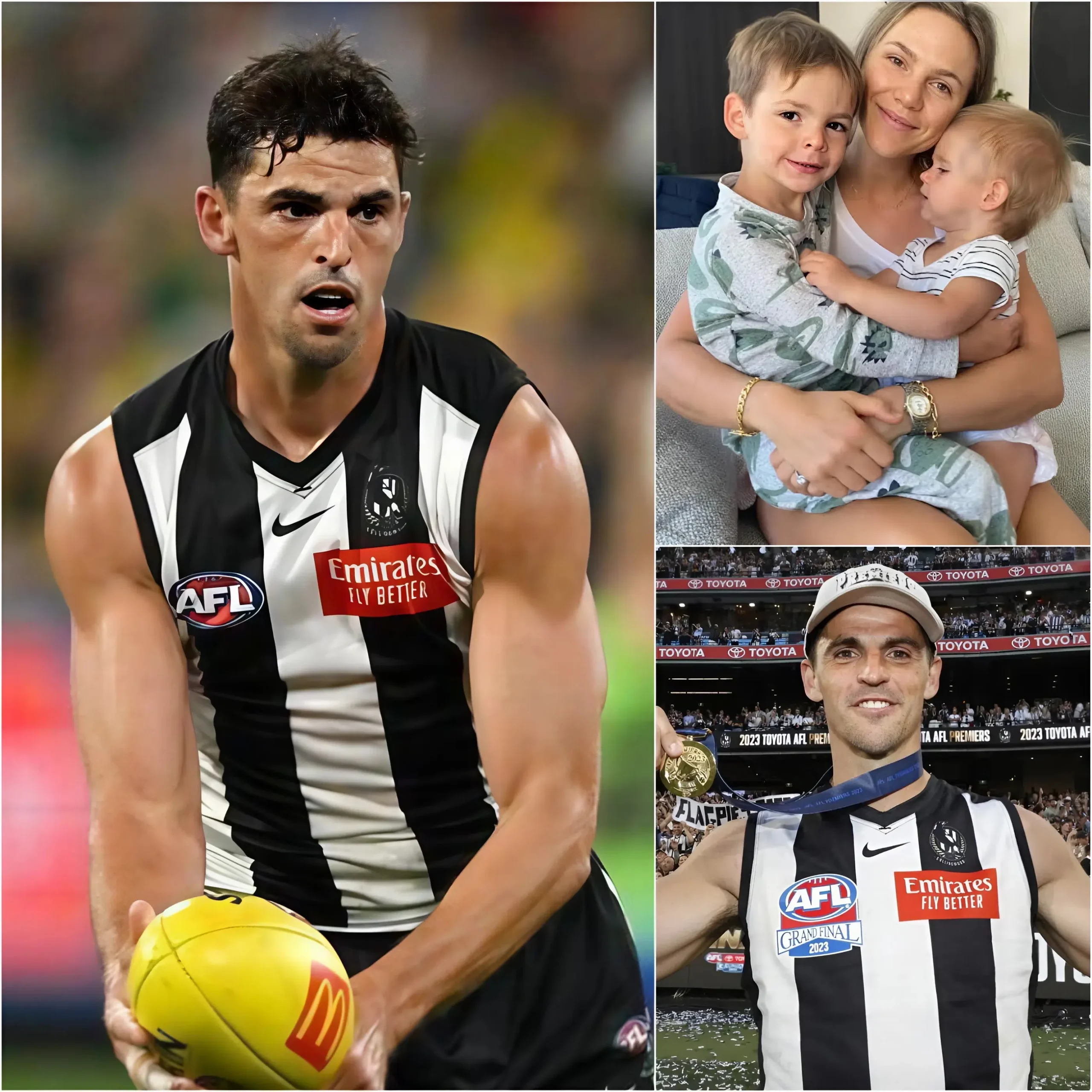 Cover Image for 💔🏉 “I want my children to remember me not just as a great player.” Scott Pendlebury left fans speechless as he opened up about his deepest thoughts on family and life off the field. After years of tireless dedication to becoming one of the greatest legends in AFL history