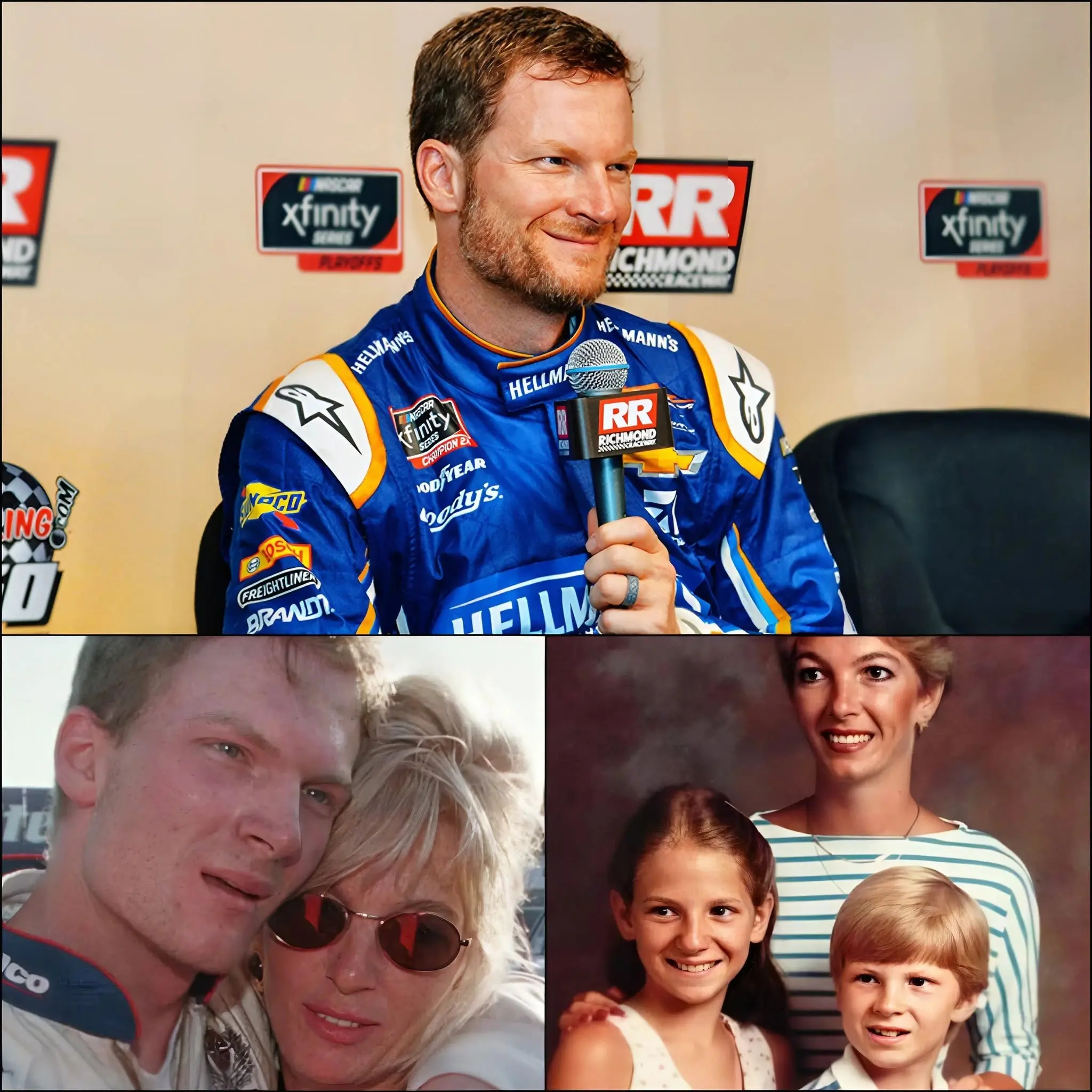 Cover Image for 💔 “I am where I am today, all thanks to this woman…” – Dale Earnhardt Jr.’s heartfelt declaration of love brought millions of NASCAR fans to tears. Behind his glorious career and legendary status update in NASCAR lies a difficult childhood.