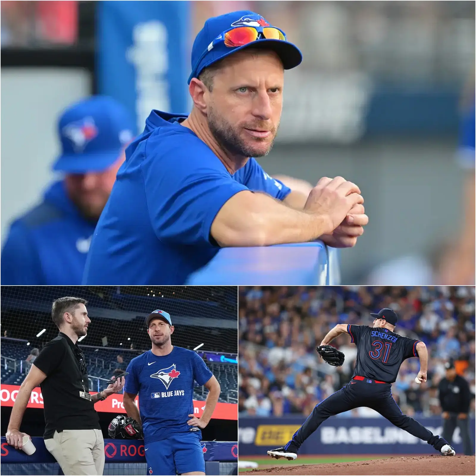 Cover Image for “STOP AT THE RIGHT TIME IS WHAT MY BODY WANTS” After nearly two decades of outstanding play, Max Scherzer has planned for his final season, closing one of baseball’s greatest careers with a mix of emotions.