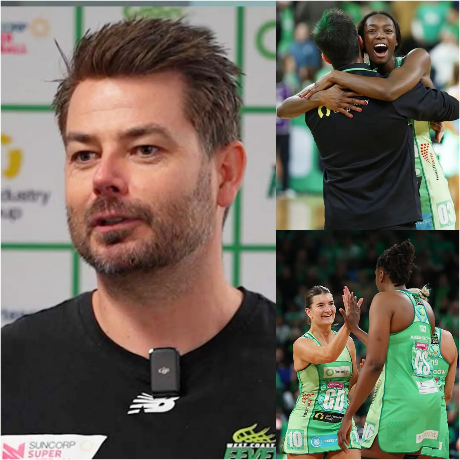 Cover Image for “Since becoming a coach, I’ve never seen a player as talented as him.” Dan Ryan’s emotional statement about a West Coast Fever player immediately created a huge stir in the public.