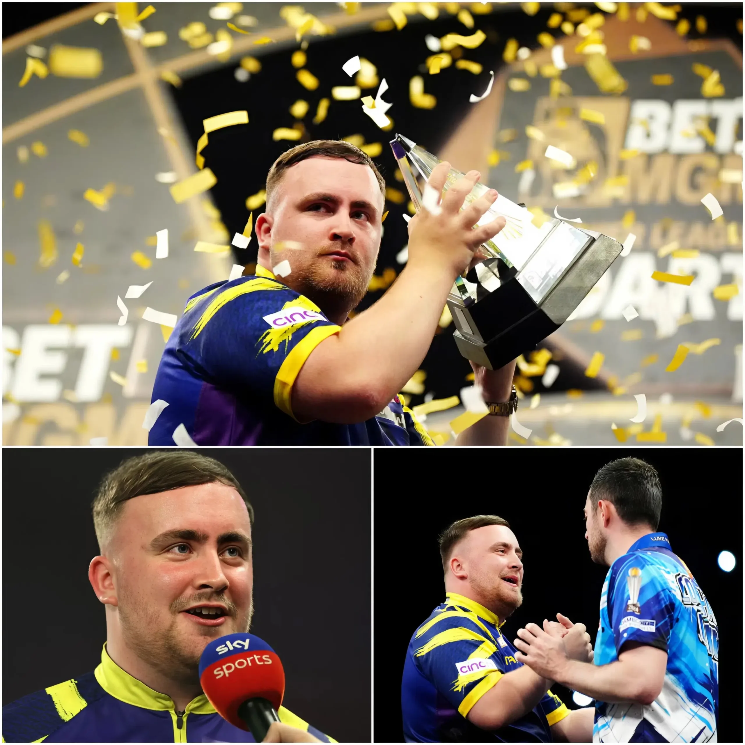 Cover Image for 🔥🚨Luke Littler wants England to follow in his footsteps by winning the World Cup. Littler paired up with compatriot Luke Humphries to win darts’ version of the global tournament, beating the Netherlands in the final in Germany a fortnight ago.