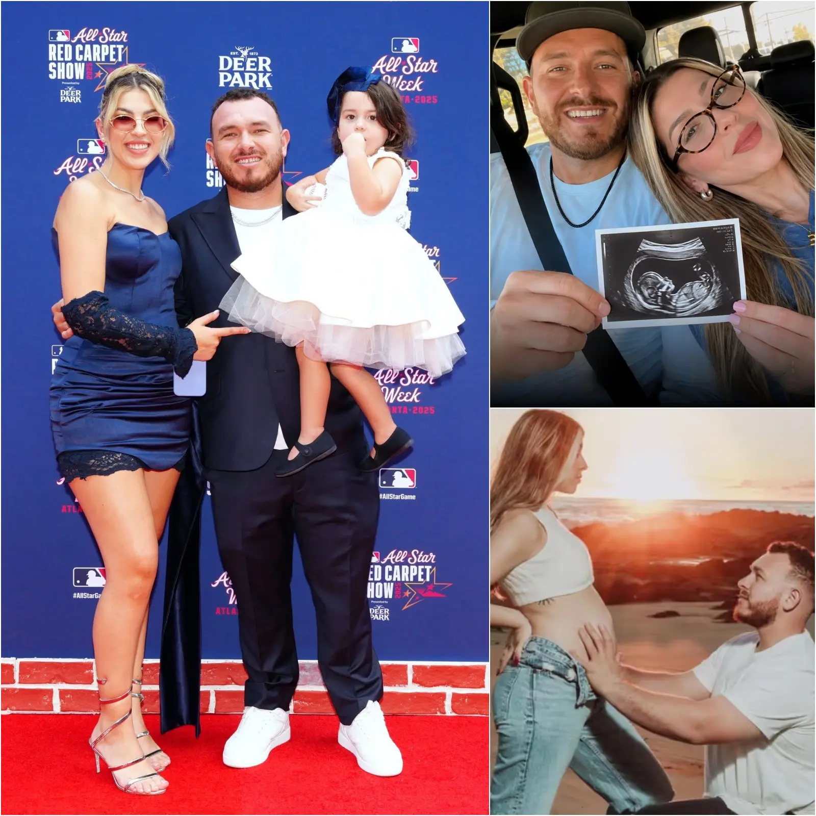 Cover Image for CONGRATULATIONS: Joy fills the Alejandro Kirk family! The Toronto Blue Jays star has thrilled fans by announcing his wife is pregnant with their second child.