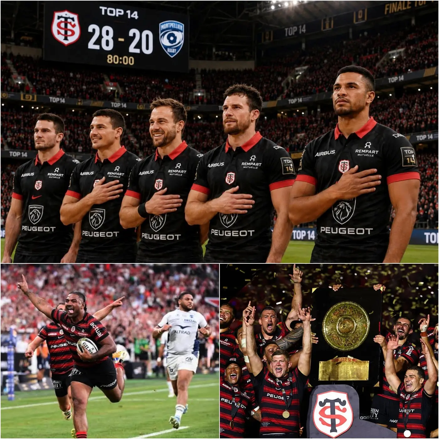 Cover Image for Personne ne l’avait vu venir. Après la victoire du Stade Toulousain (28-20) face à Montpellier en finale du Top 14, l’interprétation de l’hymne national a plongé le stade dans un silence saisissant, chargé d’émotion.