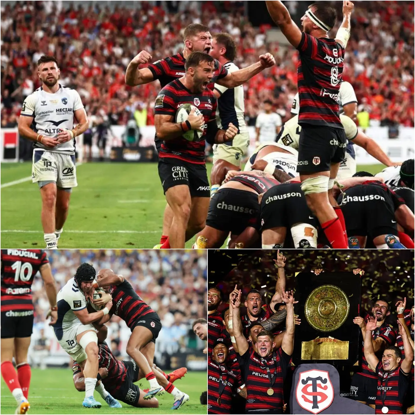 Cover Image for Le score final s’est établi à 28 à 20 en faveur du Stade Toulousain. Pourtant, l’épisode le plus marquant de la soirée n’a pas eu lieu sur la pelouse, mais bien lors de la conférence de presse.
