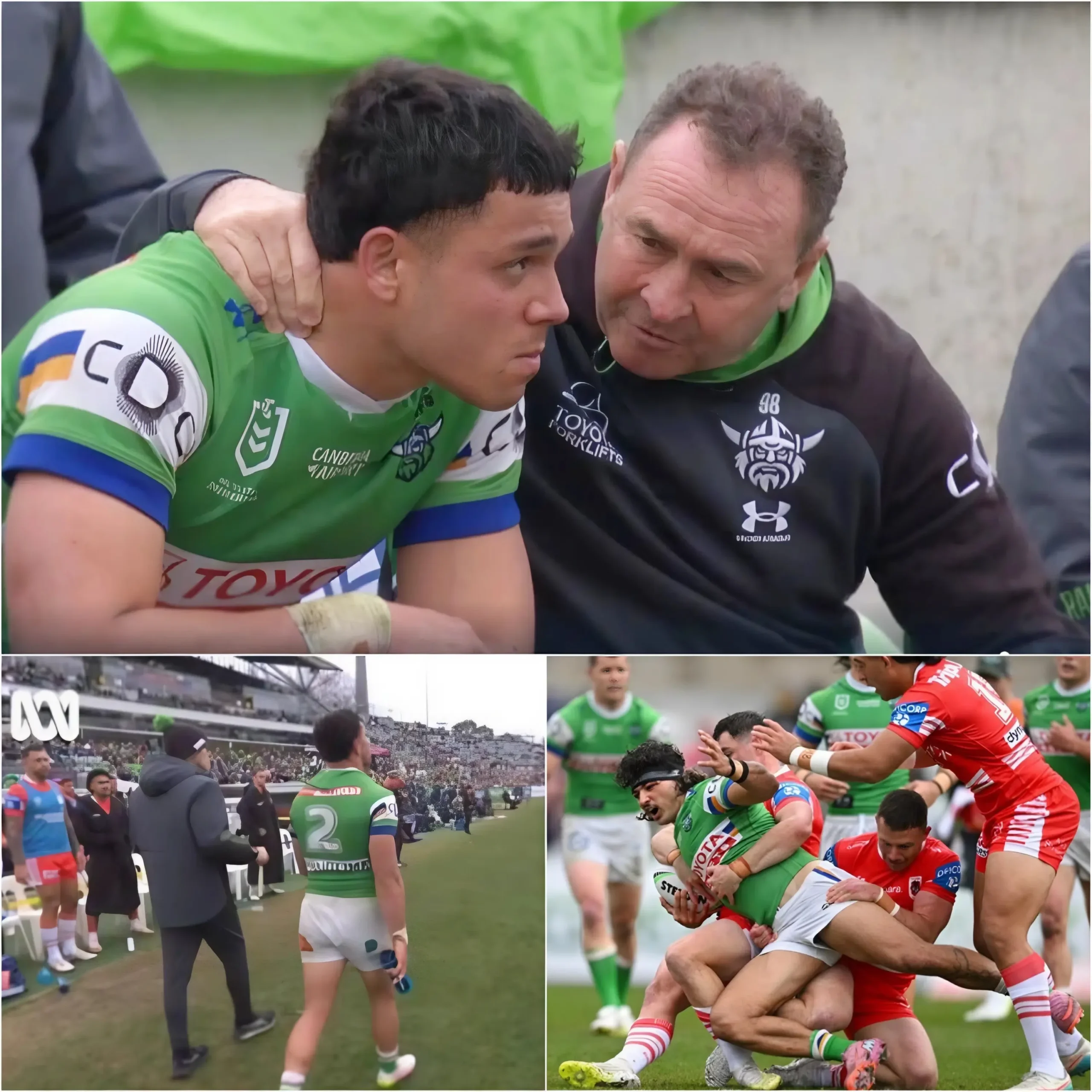 Cover Image for ‘It felt bad for him,’ Ricky explained about the mid-game decision regarding the rookie ‘struggling’… and the harsh moment that forced him to make that decision.👇👇👇