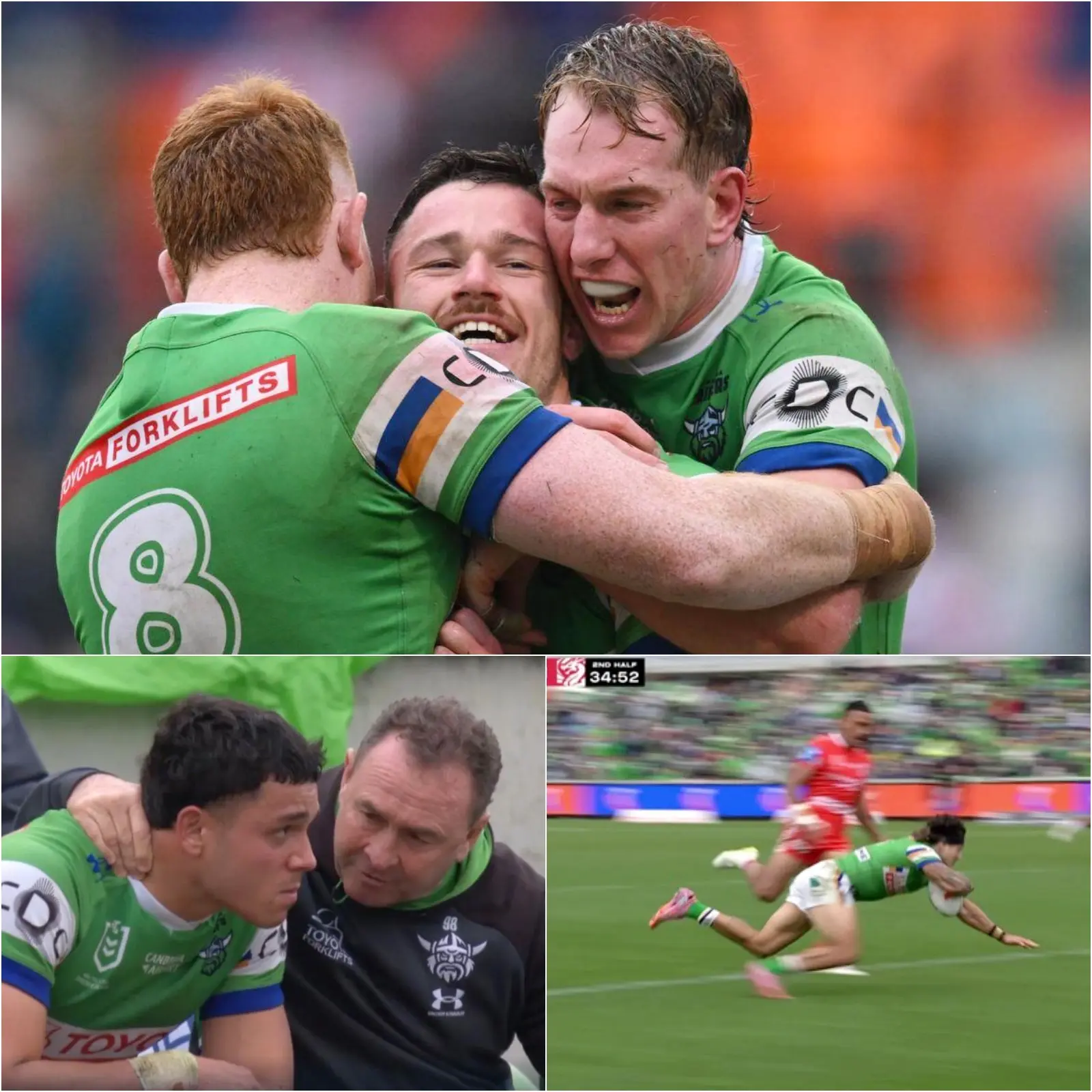 Cover Image for ‘That wasn’t a play’ Controversial decision by video property following Ricky’s ‘rough’ tackle mid-game in Raiders’ victory sparks debate.