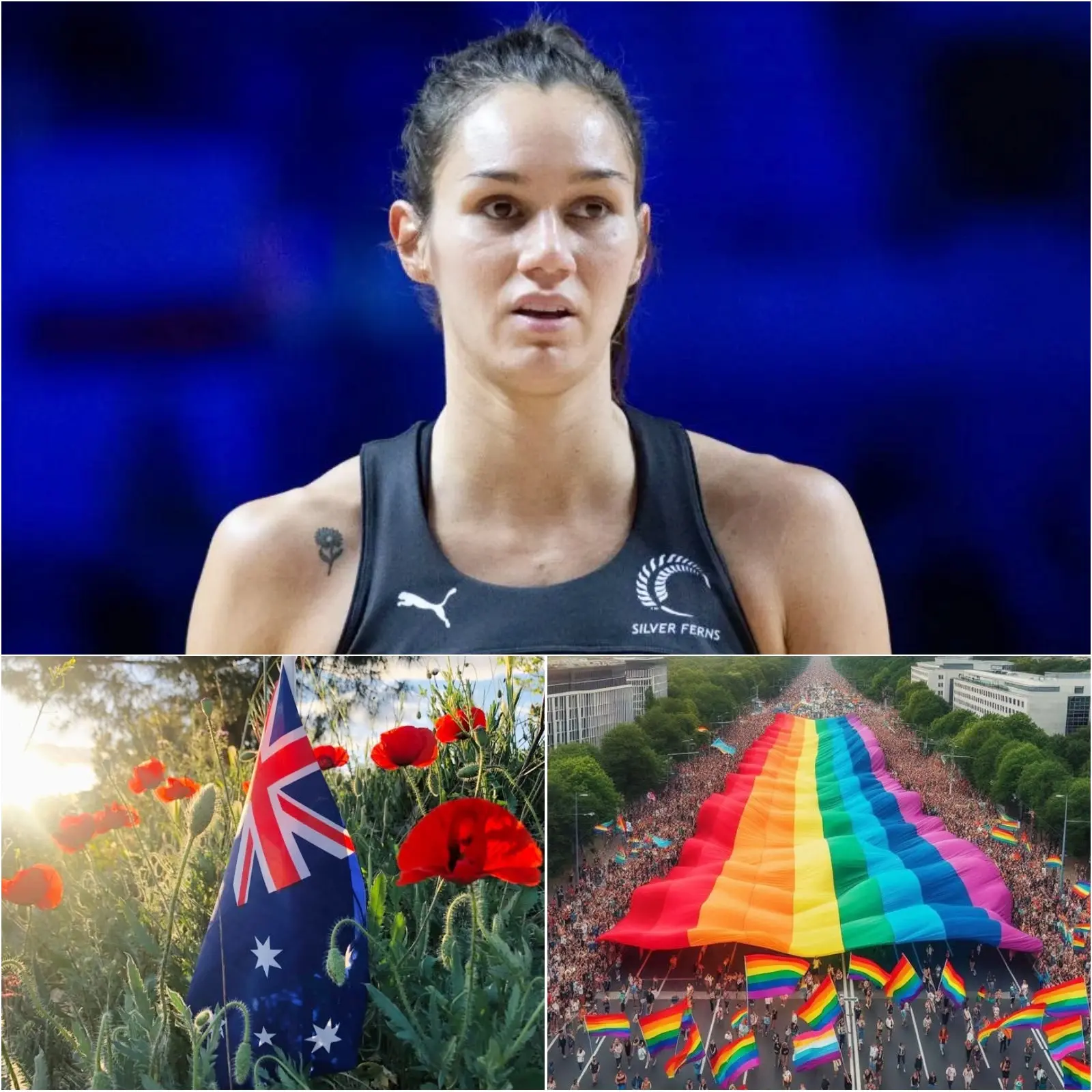 Cover Image for 🚨BREAKING NEWS: New Zealand national netball team captain Amelia Ekenasio has shocked the world after proposing to permanently abolish LGBT Appreciation Month and instead hold special ceremonies to honor New Zealand veterans
