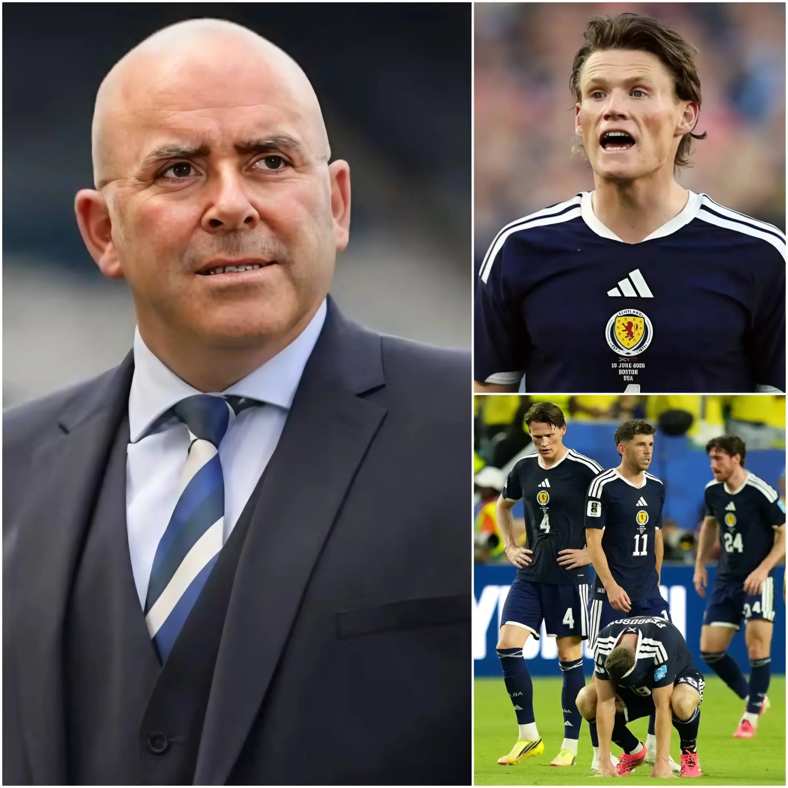 Cover Image for 🚨 SHOCKING NEWS: The Scottish Football Association has just followed the Uruguayans’ lead, cutting all bonuses and a quarter of the salaries of Scottish players following the recent World Cup.