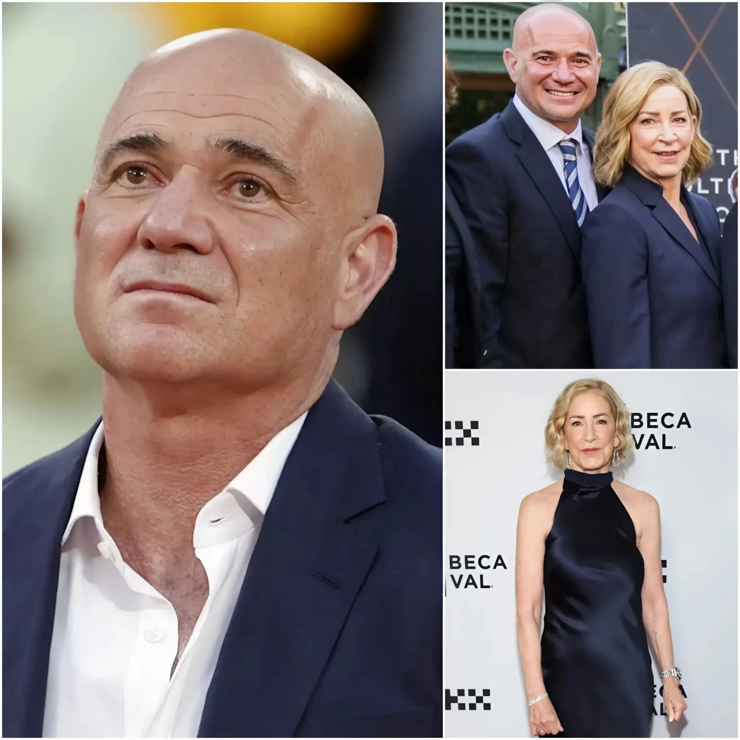 Cover Image for Andre Agassi breaks down in tears on live TV over devastating Chris Evert cancer update