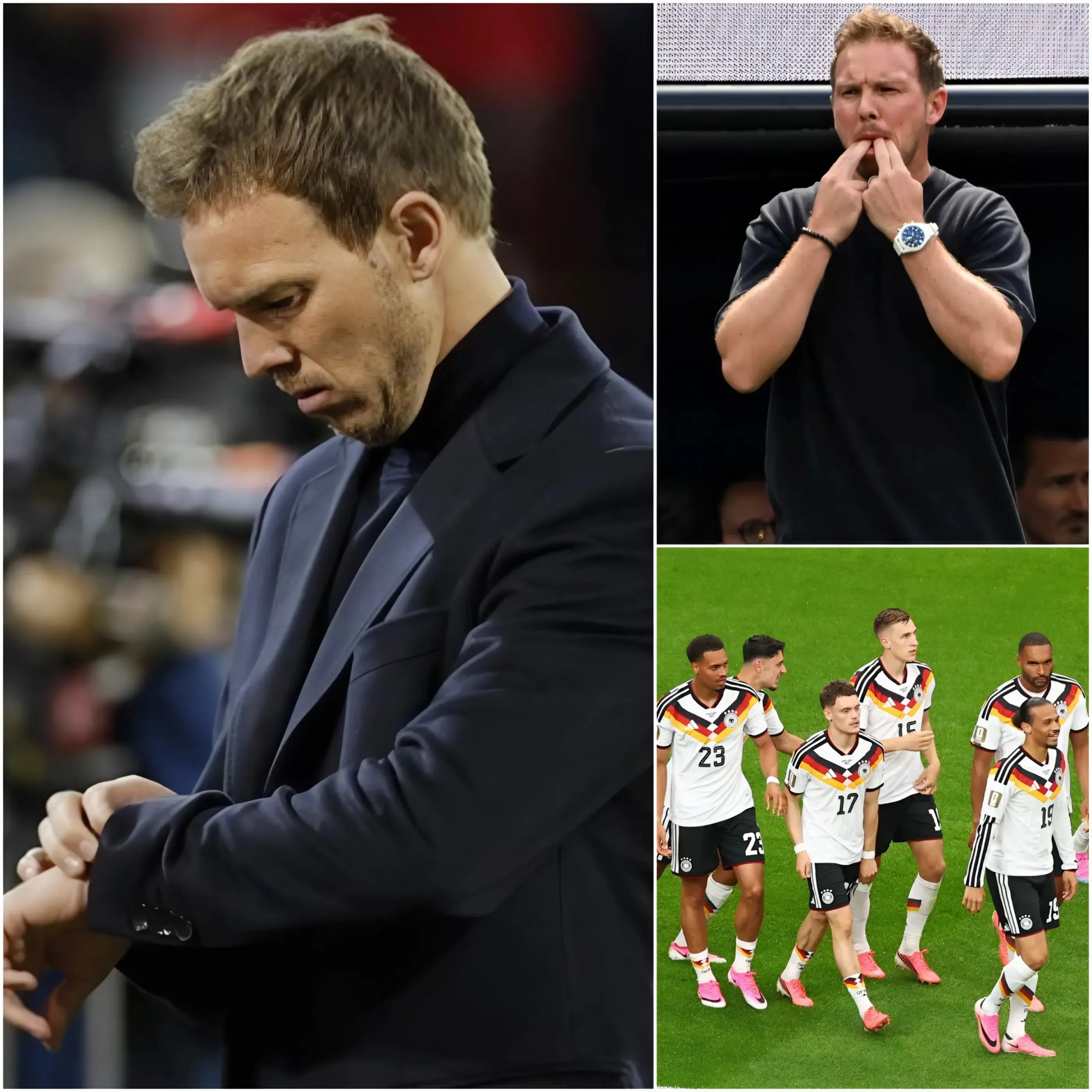 Cover Image for Vor 15 Minuten: Trainer Julian Nagelsmann stellt Ultimatum vor dem Spiel.