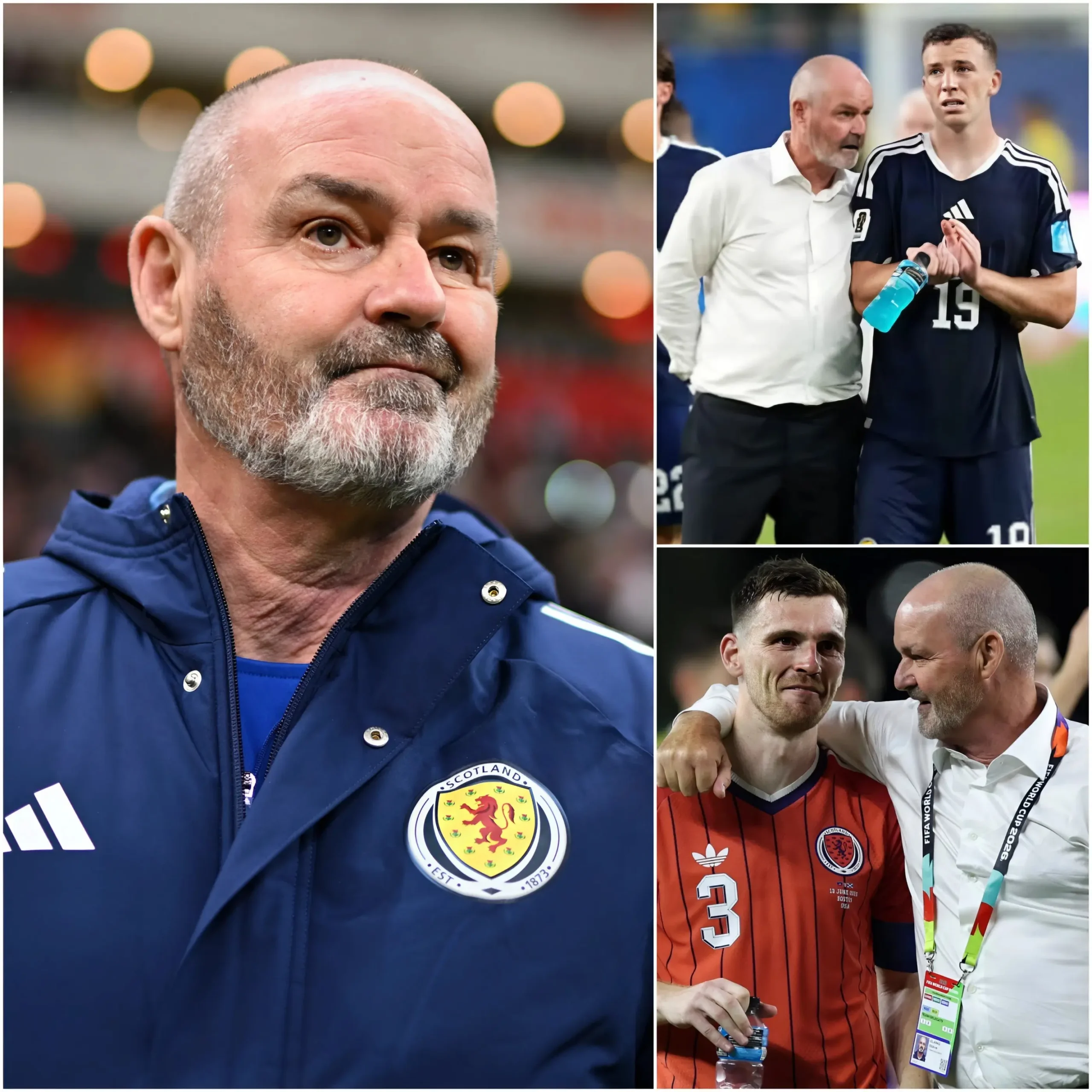 Cover Image for 🚨 OFFICIAL: Steve Clarke has officially RESIGNED from his position as head coach of the Scotland national team. However, the reason he gave for leaving is not due to recent disappointing results, but because of a certain NAME in the current Scotland squad… 👇👇
