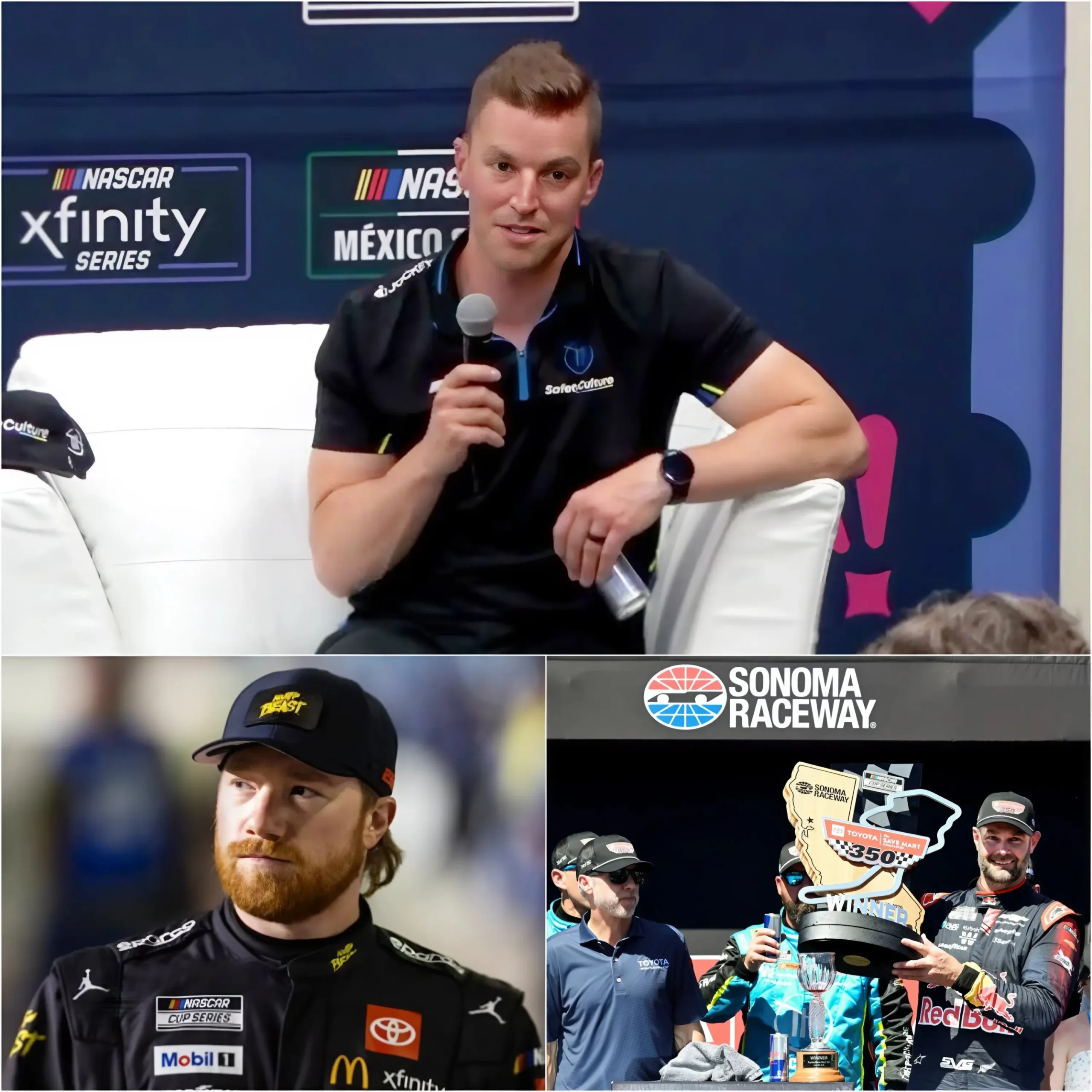 Cover Image for “Tyler Reddick’s second-place finish wasn’t due to speed…it was simply the result of a chaotic weekend and luck.” Technical head Stephen Doran criticized Tyler Reddick’s finish, suggesting the 23XI Racing