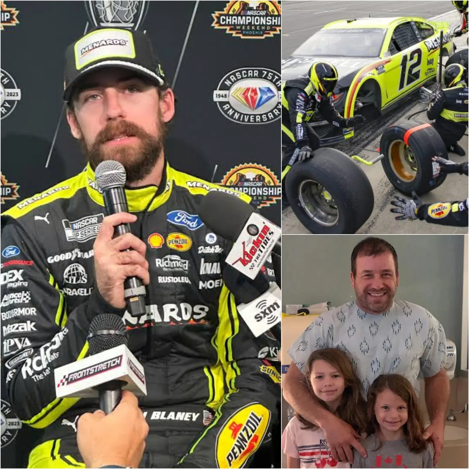 Cover Image for “This happens far too often,” fans expressed concern after Ryan Blaney had to go to the post-race care center in Sonoma. Minutes later, Ryan Blaney confirmed this and revealed his condition….👇👇👇