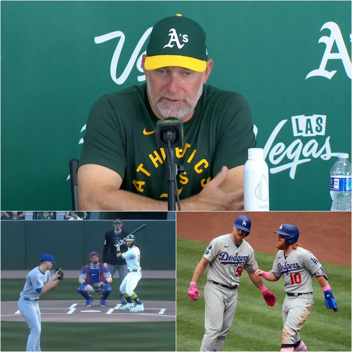 Cover Image for “SINCE BECOMING A COACH UNTIL NOW, I HAVE NEVER SEEN A PLAYER AS TALENTED AS HIM.” Coach Mark Kotsay was completely stunned after witnessing the world-class performance of a Los Angeles Dodgers player in the 9-4 victory over the Oakland Athletics
