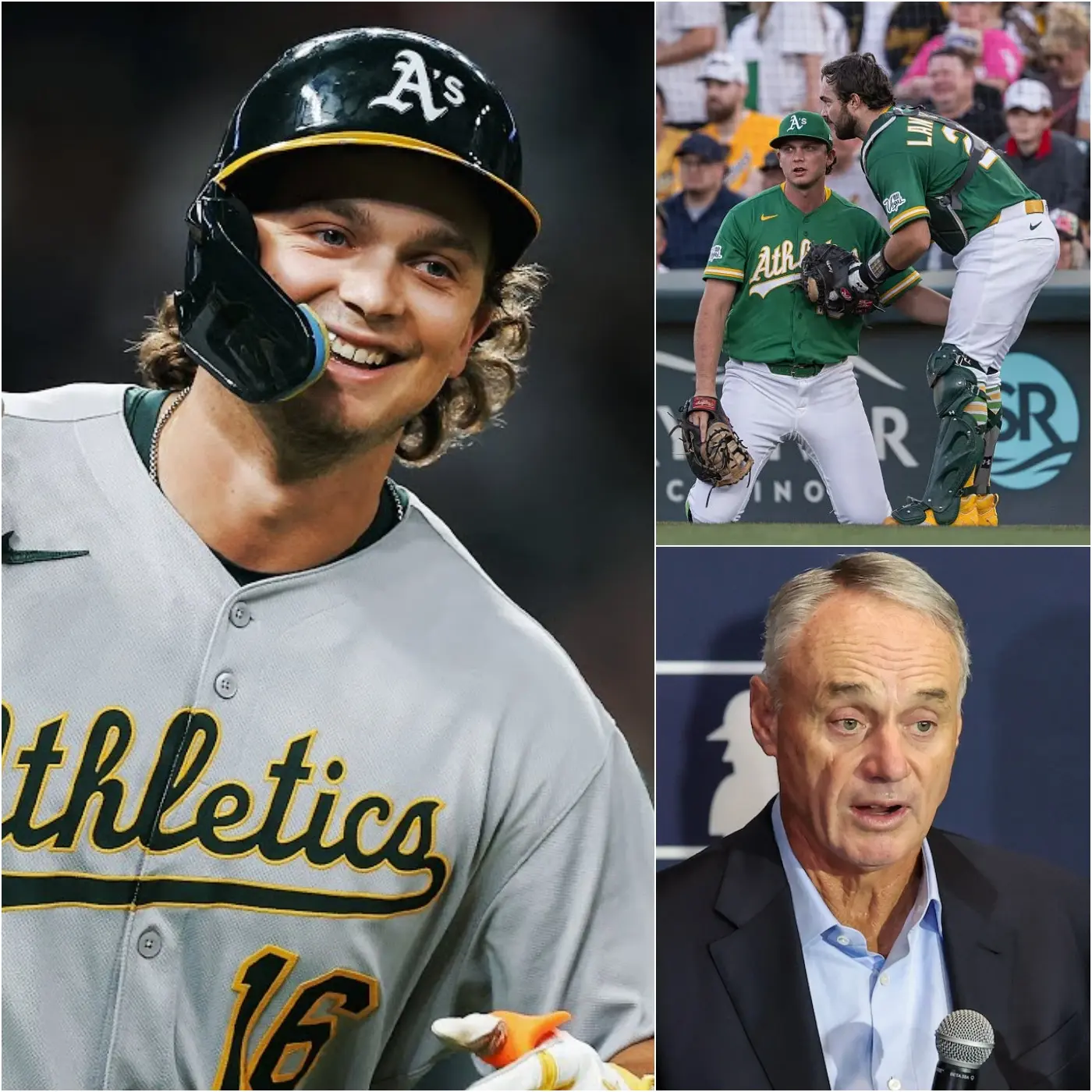 Cover Image for “IF THEY WANT THE Dodgers TO WIN AT ALL COSTS, GIVE THEM THE NATIONAL CHAMPIONSHIP AND DON’T MAKE US PLAY THESE MEANINGLESS GAMES.” Nick Kurtz accused Shohei Ohtani of using “illegal” technology in the game between, severely disadvantaging the Oakland Athletics