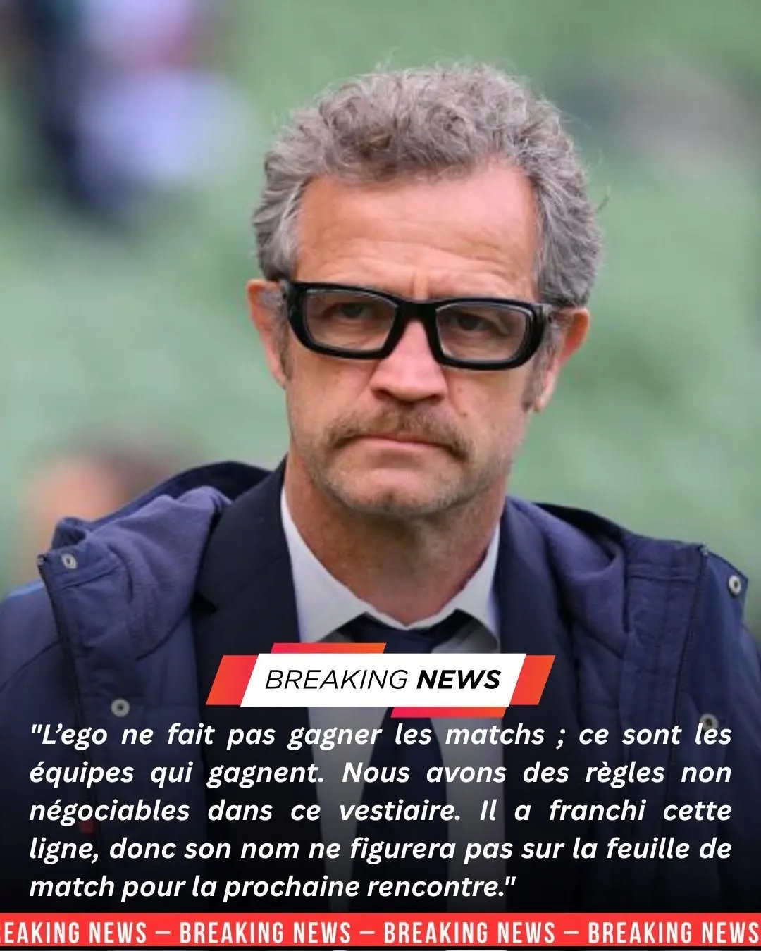 Cover Image for DERNIÈRES NOUVELLES – « PERSONNE N’EST PLUS IMPORTANT QUE L’ÉQUIPE » : Après avoir jeté son maillot sur des membres du staff technique pendant l’entraînement, une star de l’équipe de France de rugby a été officiellement exclue de l’équipe par l’entraîneur Fabie Galthié pour des raisons disciplinaires !