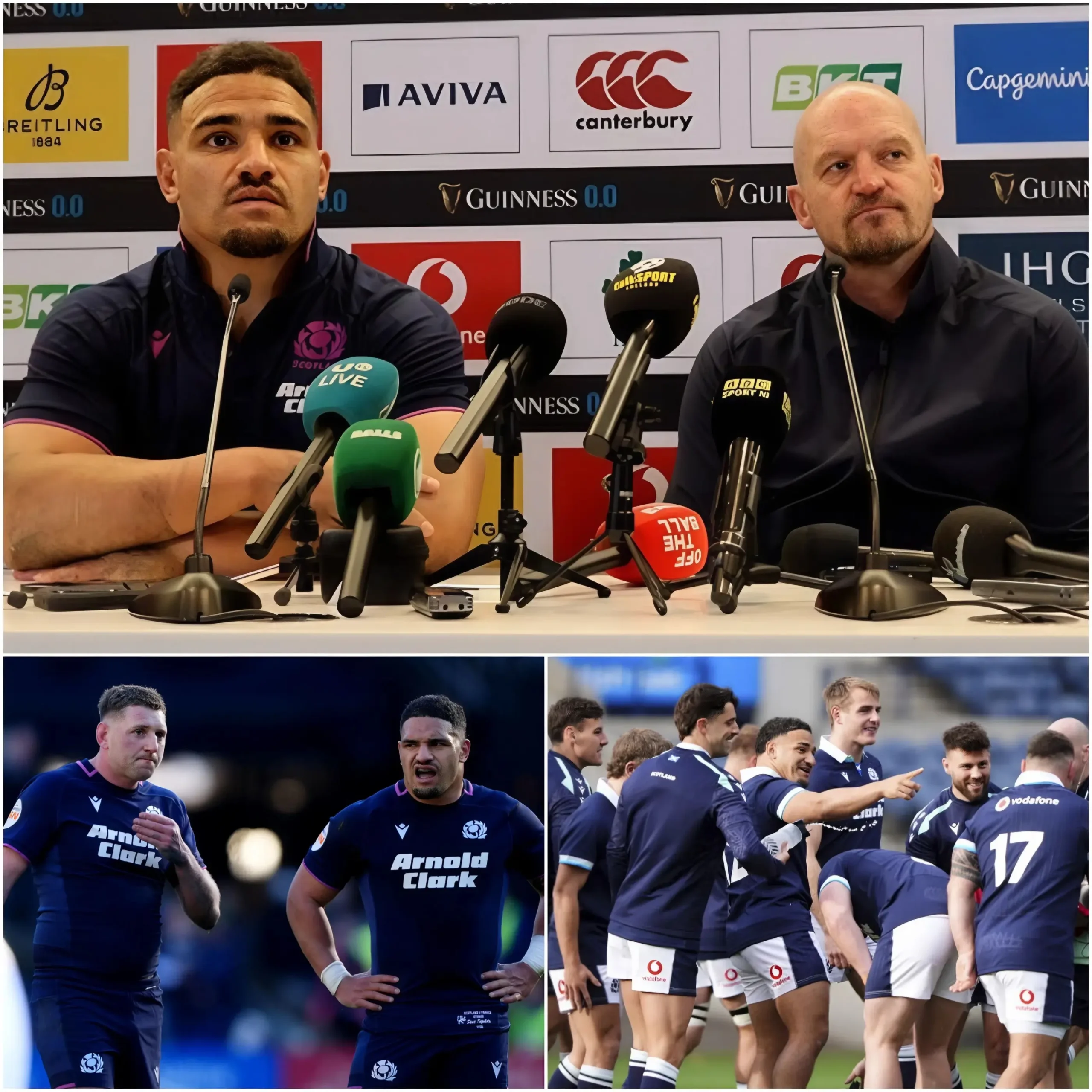 Cover Image for 🚨 10 MINUTES AGO: Scotland rugby team captain Sione Tuipulotu has just named 3 players who he believes do not deserve to be called up for the upcoming Nations Championship.