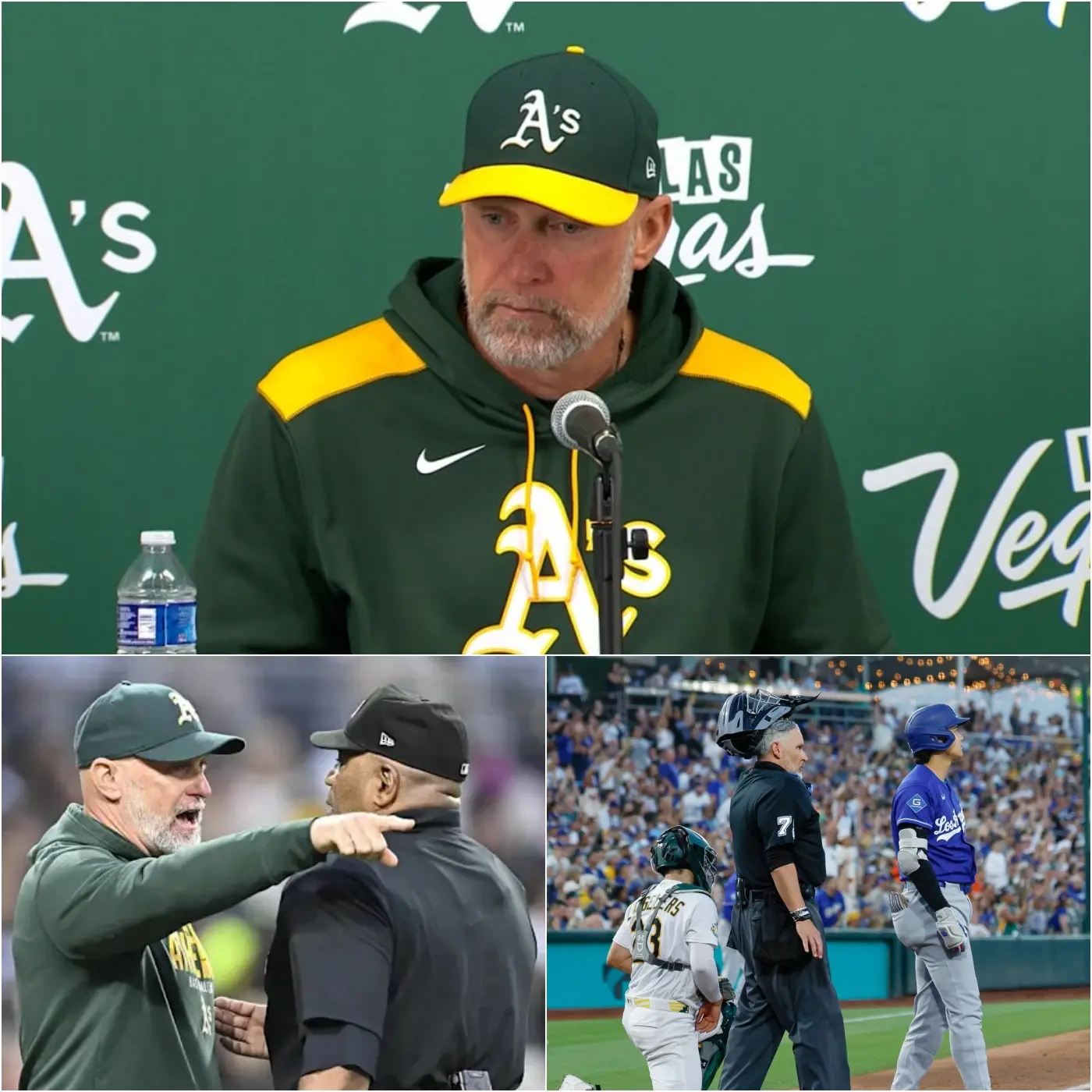 Cover Image for “YOU’RE AN EMBARRASSMENT!” — Mark Kotsay exploded after the Oakland Athletics’ shocking 9-3 loss to the Los Angeles Dodgers, unleashing a rage that left fans and commentators completely stunned