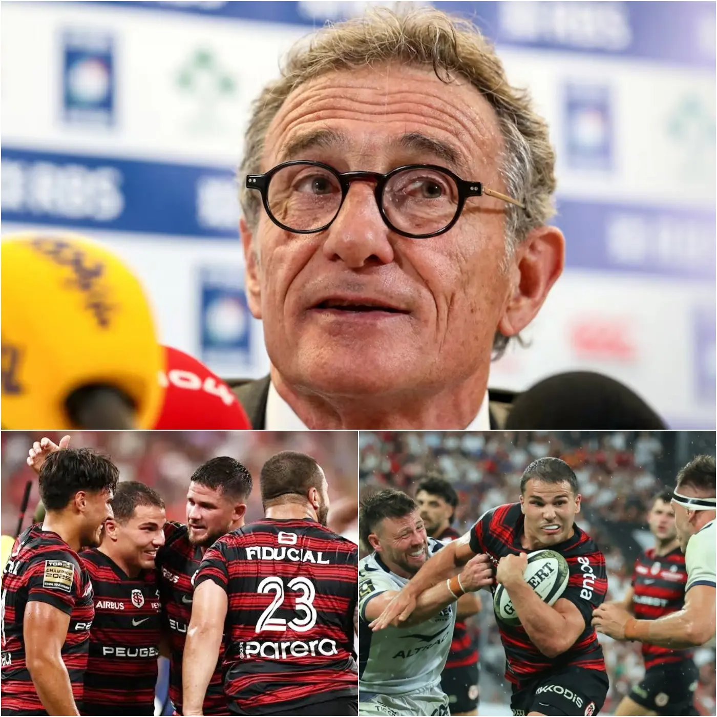 Cover Image for Après la victoire spectaculaire du Stade Toulousain (28-20) face à Montpellier en finale du Top 14, Guy Novès a fait sensation en France en déclarant