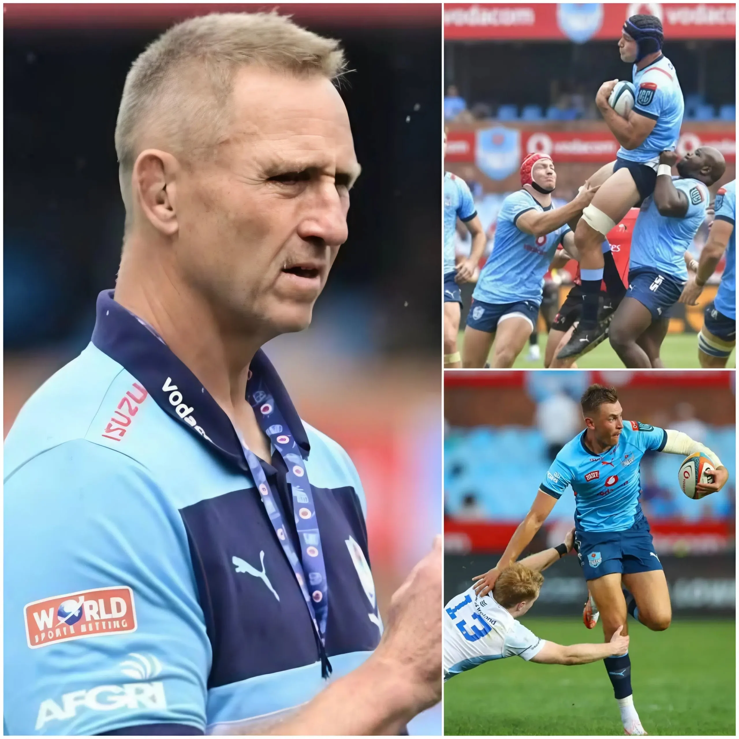 Cover Image for 🔴“IT’S TIME FOR CHANGE!”🔴Johan Ackermann has surprised fans of Vodacom Bulls by announcing a major squad overhaul immediately after the match against Leinster Rugby.