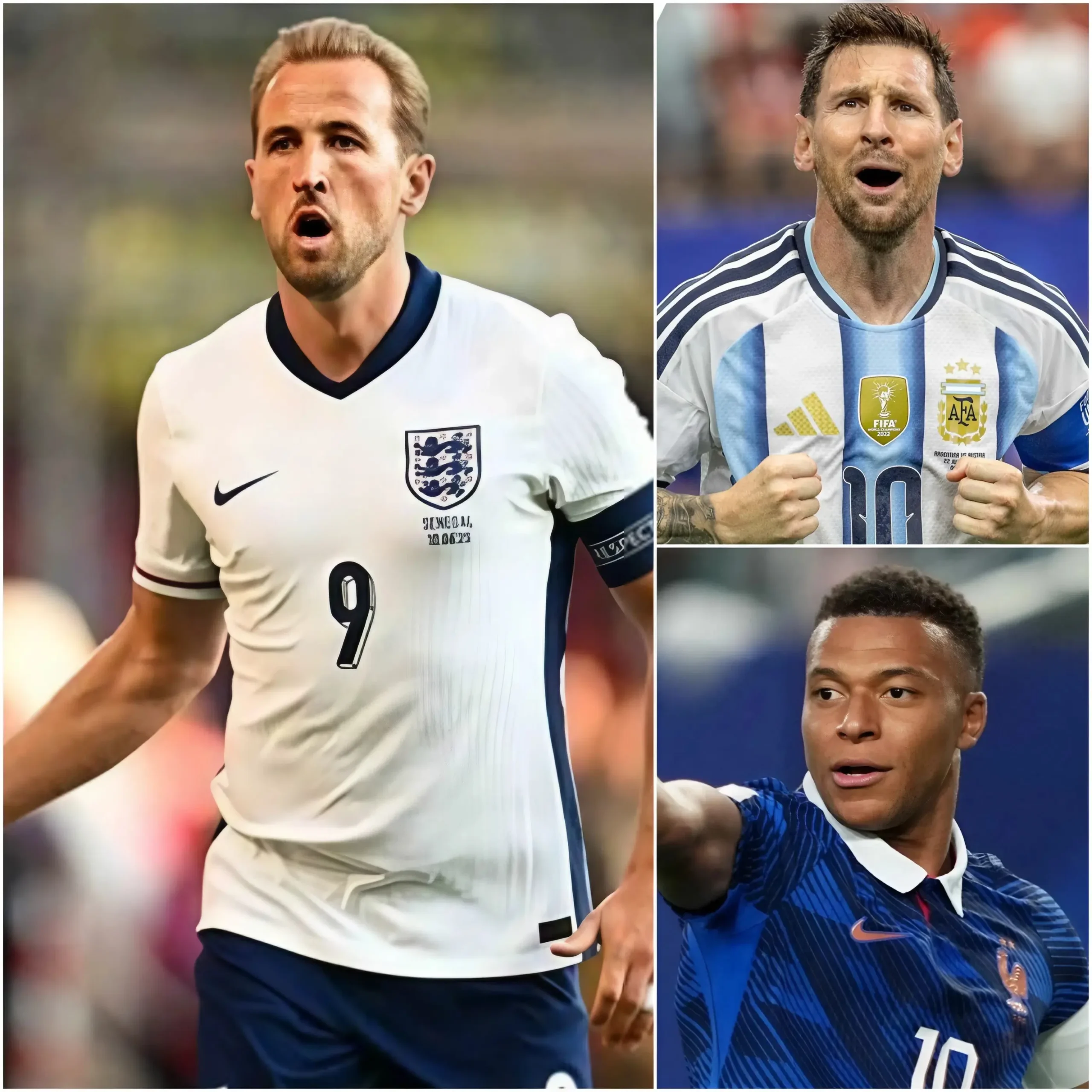 Cover Image for WARNING SHOT: Harry Kane Sends a Bold Message to Lionel Messi and Kylian Mbappé Ahead of the World Cup!