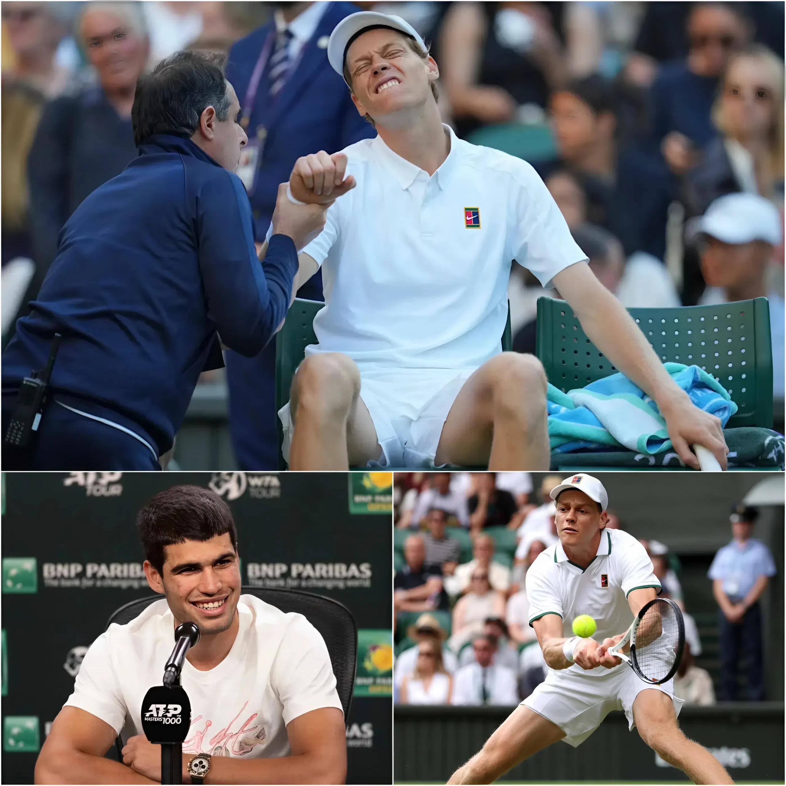 Cover Image for “This victory is dedicated to you…” – After his second-round win against the Spanish player, Jannik Sinner unexpectedly shared a handwritten letter from a friend who had silently supported him while he was enduring criticism due to his injury