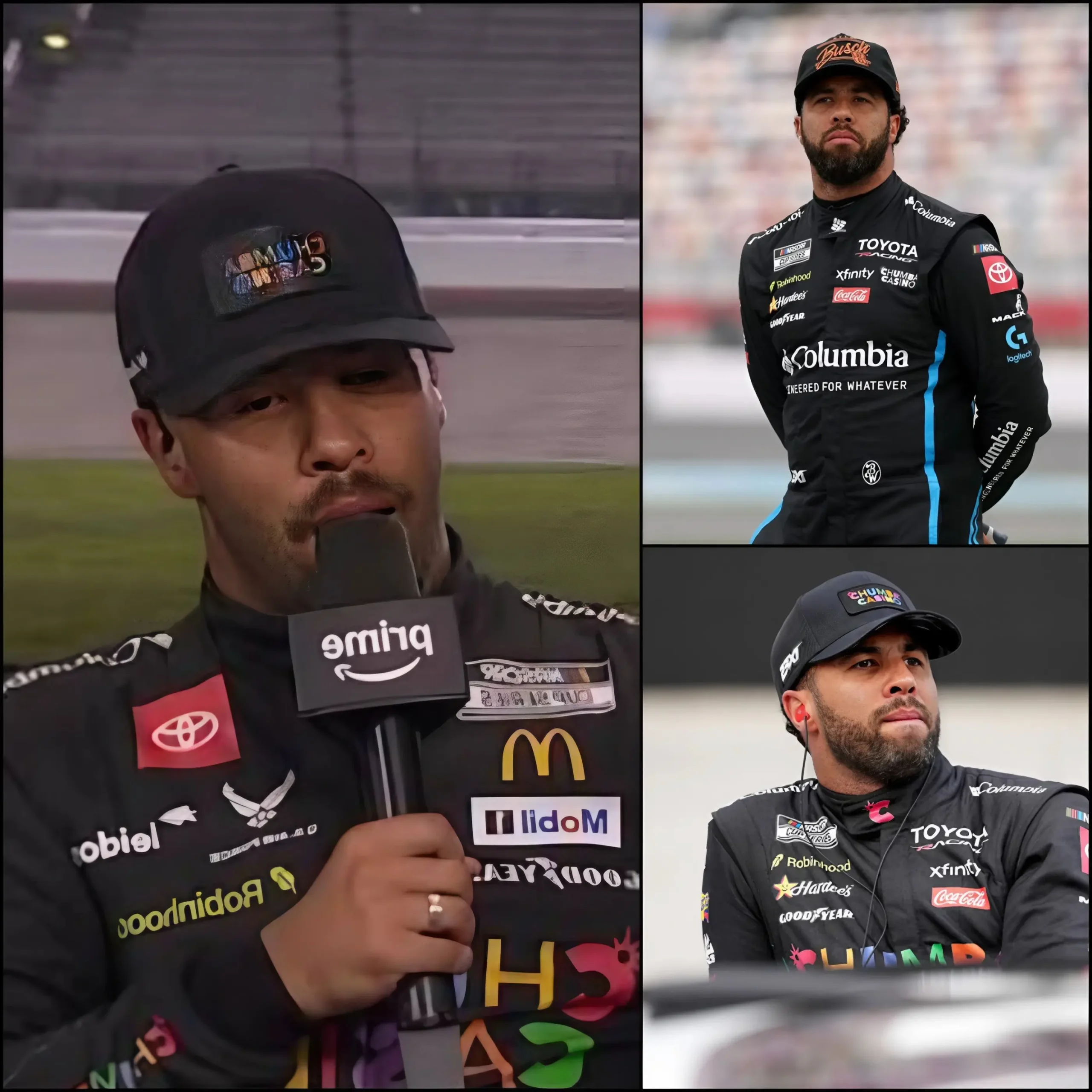 Cover Image for 🔴 “NASCAR IS CURRENTLY A PILE OF TRASH” — Bubba Wallace shocked the racing world when he unexpectedly appeared before the media with an uninhibited attitude.