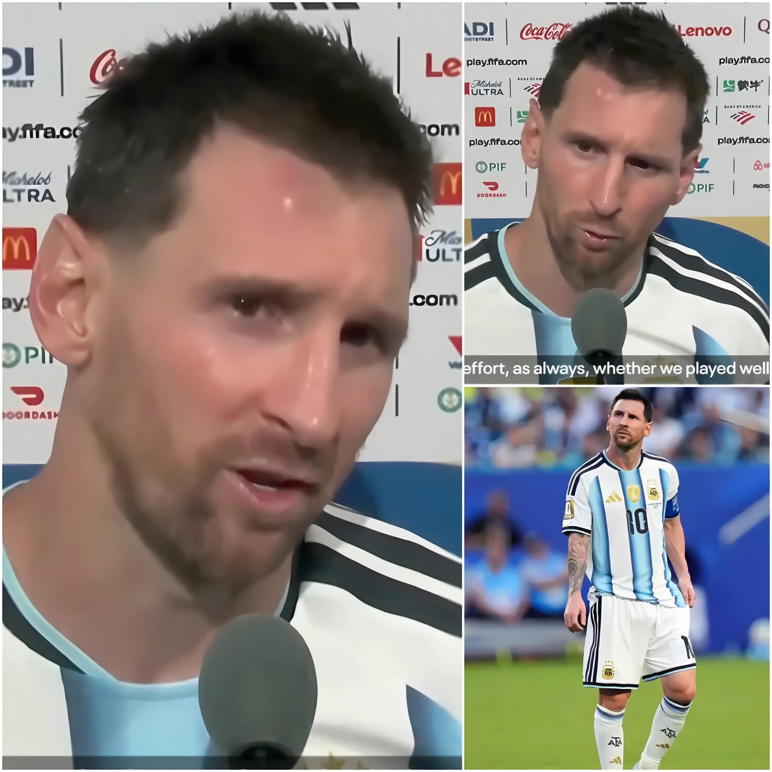 Cover Image for MESSI’S CONFESSION: Lionel Messi Admits Argentina Had “Many Things That Went Wrong” Despite Advancing at the World Cup!.