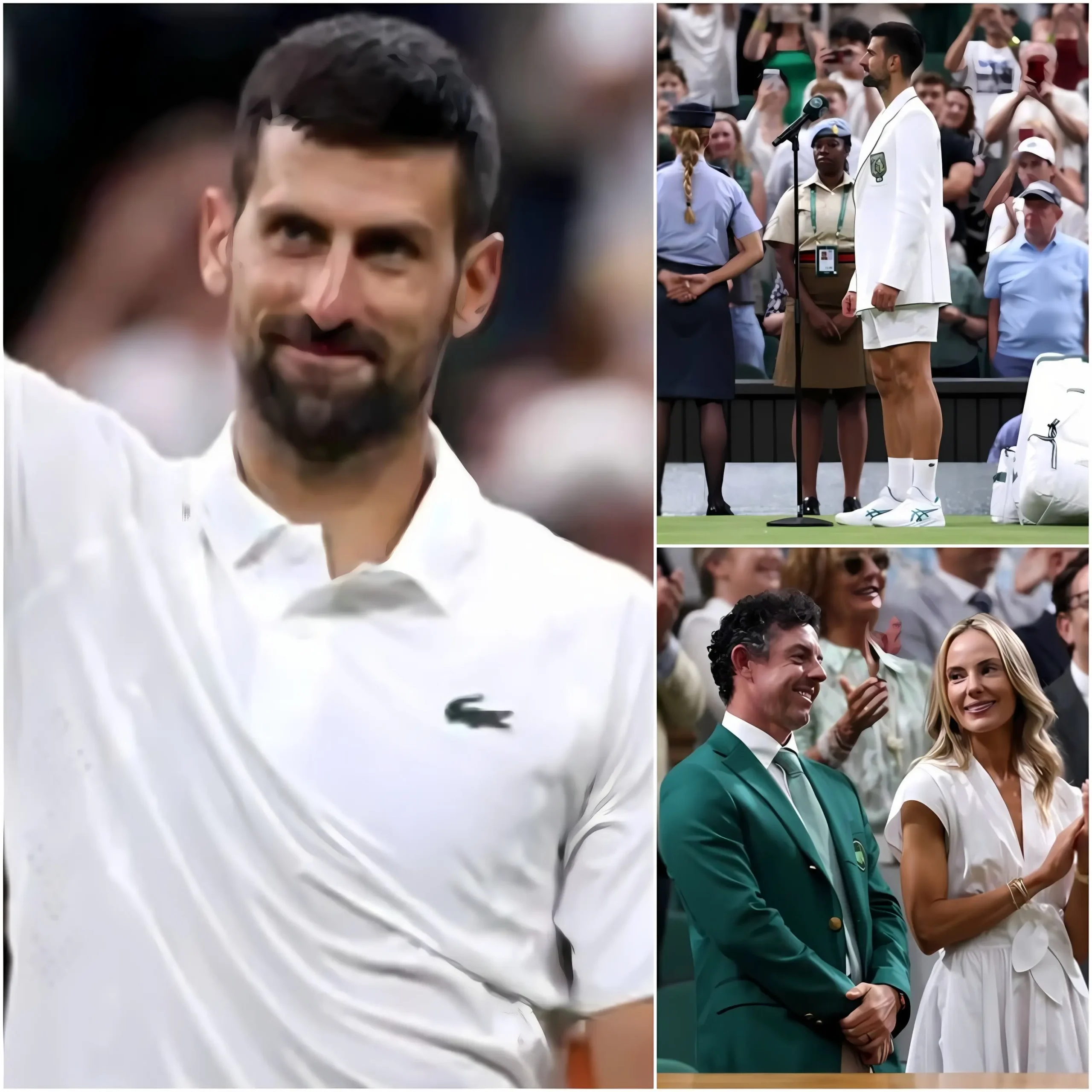 Cover Image for Novak Djokovic’s unexpected mention of Roy McIlroy at Wimbledon.