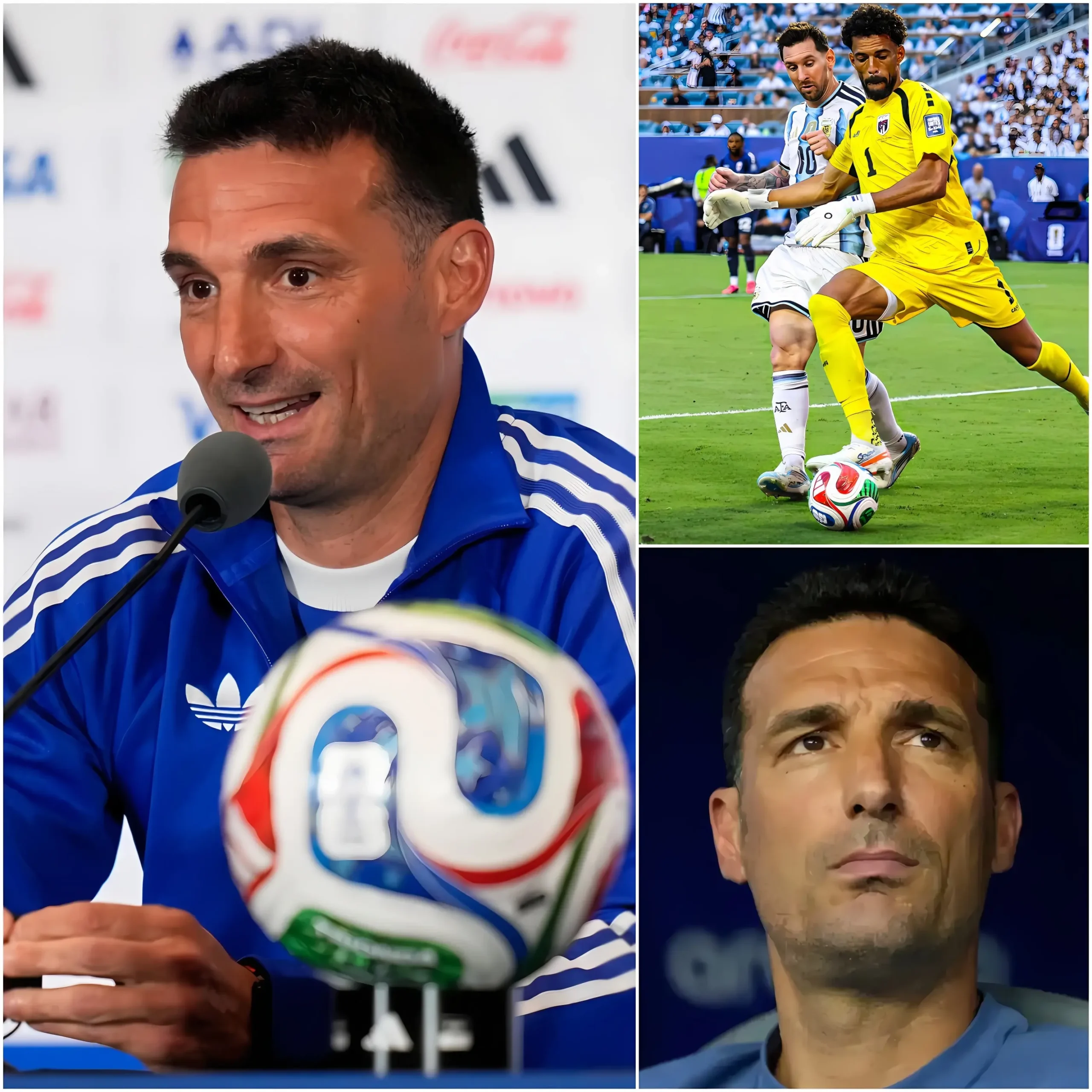 Cover Image for SCALONI FIRES BACK: Argentina’s Coach Delivers a Blunt Response After Messi’s Side Is Pushed to the Limit by Cape Verde!