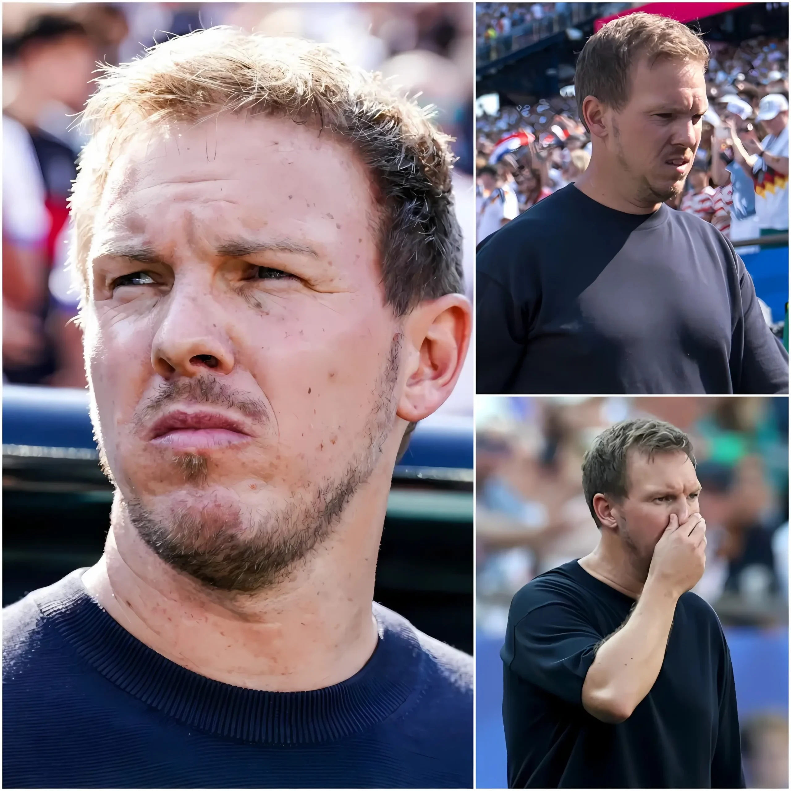 Cover Image for Julian Nagelsmann steht nach dem WM-Aus Deutschlands zunehmend unter Druck. Die Debatte um die Zukunft der Nationalmannschaft spitzt sich zu.