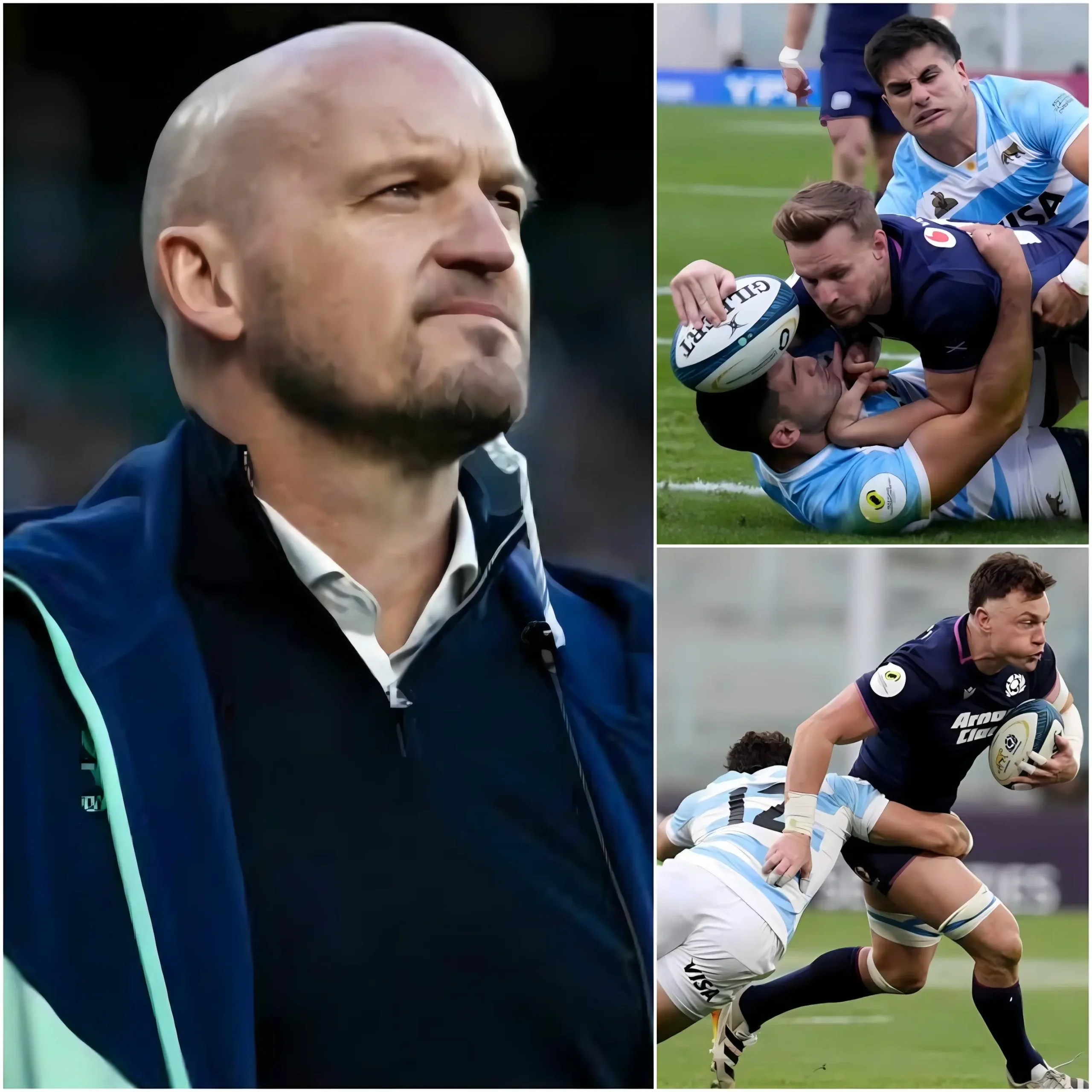 Cover Image for Gregor Townsend made a surprising admission after the seven-try victory over Argentina. A 10-WORD message announced by him right after the crucial Nations Championship victory has left Scotland fans stunned about the current internal state of the team… 👇👇
