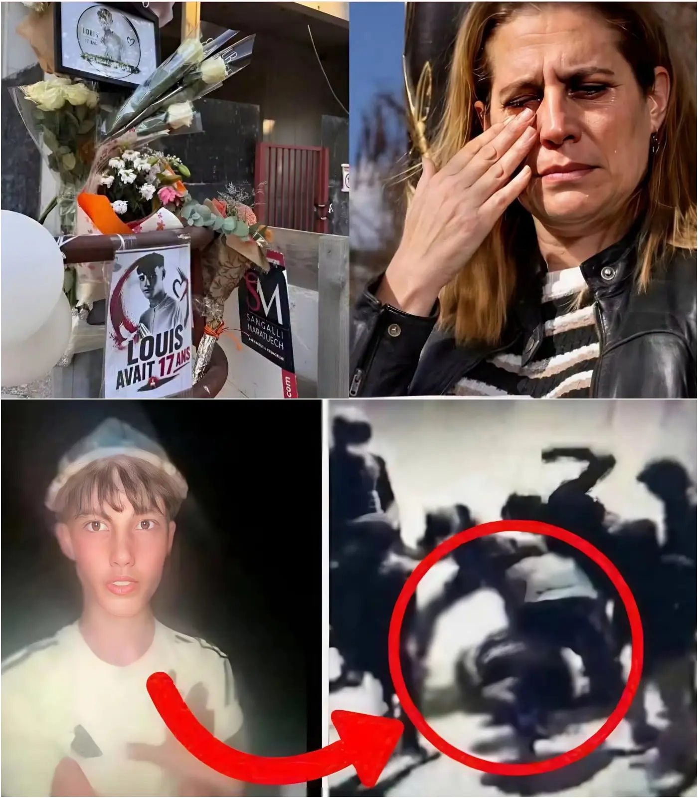 Cover Image for 💔 « RENDEZ-MOI MON FILS, S’IL VOUS PLAÎT… IL EST MORT DANS MES BRAS. » Les mots déchirants de la mère de Louis, 17 ans, résonnent comme un cri impossible à oublier après la mort tragique de son fils, victime d’une agression entre bandes à Narbonne