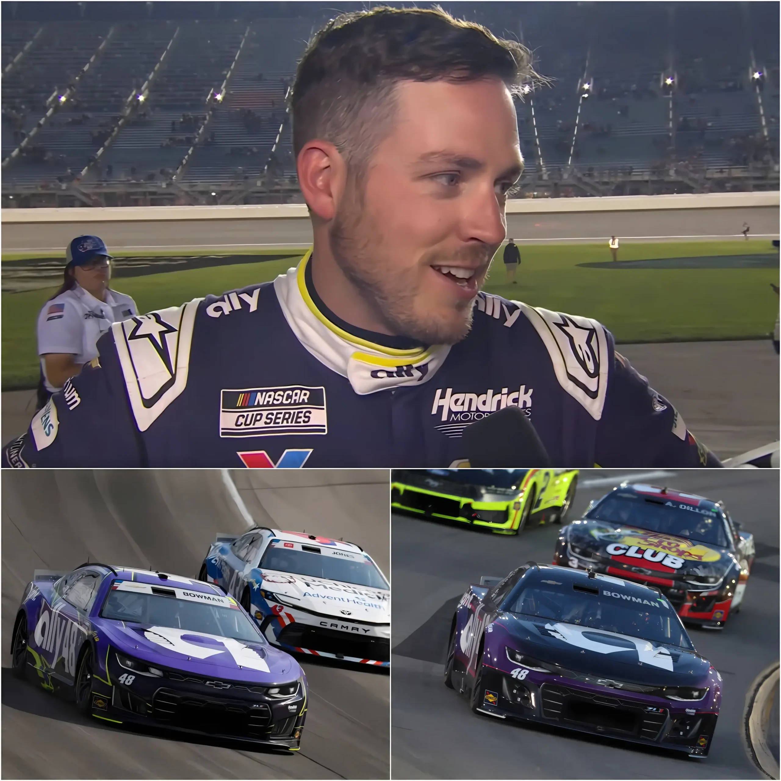 Cover Image for The shocking truth behind Alex Bowman’s top 5 finish at Chicagoland and the mysterious plan that Team 48 secretly activated right before the finish line.