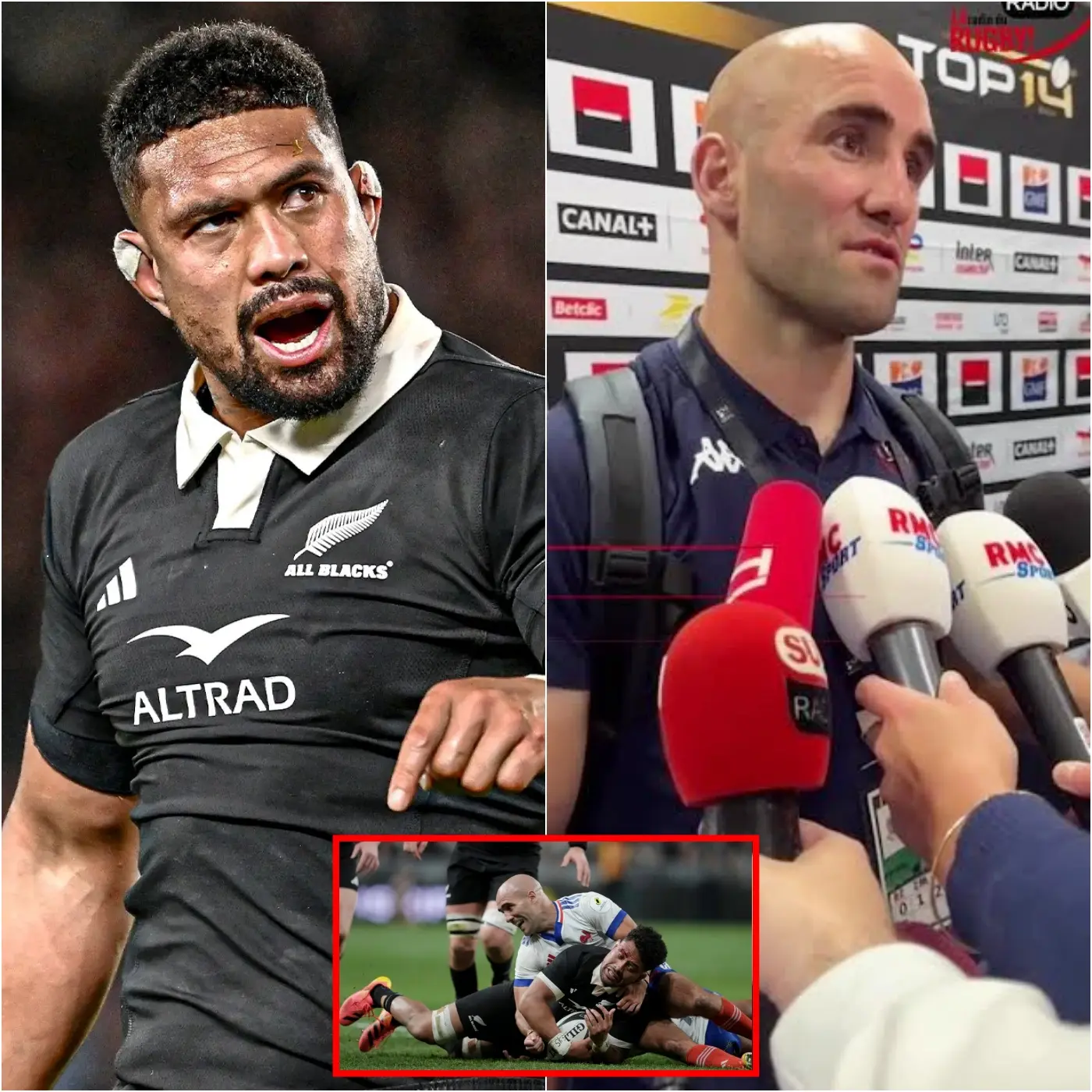 Cover Image for IL Y A 30 MINUTES 🚨 Après le match du premier tour du Tournoi des Nations 2026 entre les Bleus et les All Blacks, la star néo-zélandaise Ardie Savea a répondu de manière incroyablement directe à une question le comparant à Maxime Lucu, suite à la victoire des Bleus (34-32)