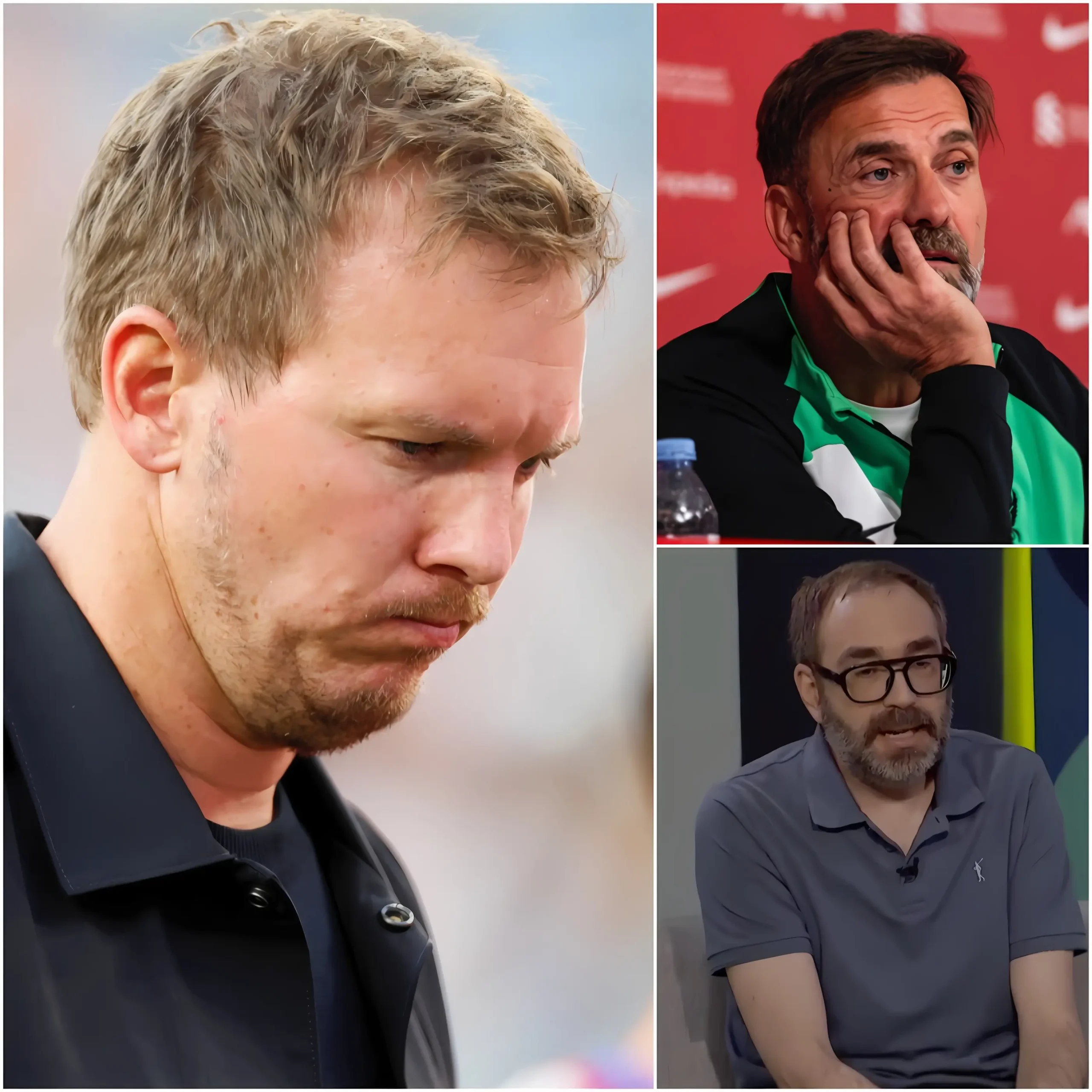 Cover Image for „Nagelsmann hat allen Grund, wütend zu sein – es ist unfair ihm gegenüber“: Axel Torres’ Einschätzung der Klopp-Gerüchte sorgt für Aufsehen.