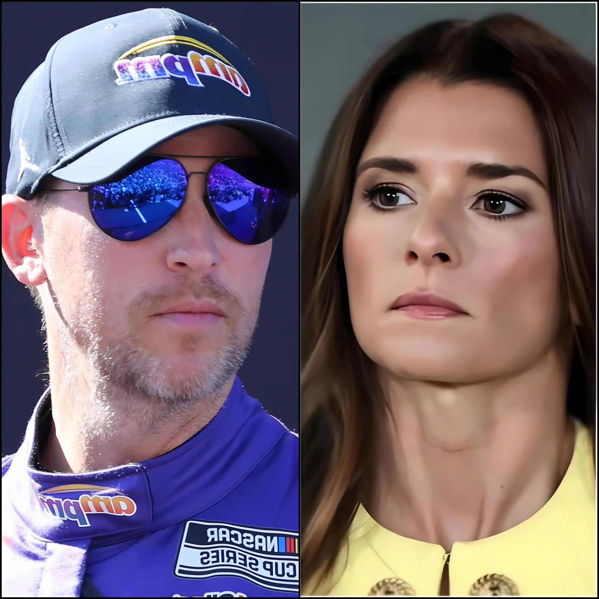 Cover Image for “NASCA SHOULDN’T HAVE A JERK LIKE HIM!” — Danica Patrick shocked the American racing world by publicly humiliating Denny Hamlin live on air, declaring that his entire winning streak and legacy “don’t deserve respect.”