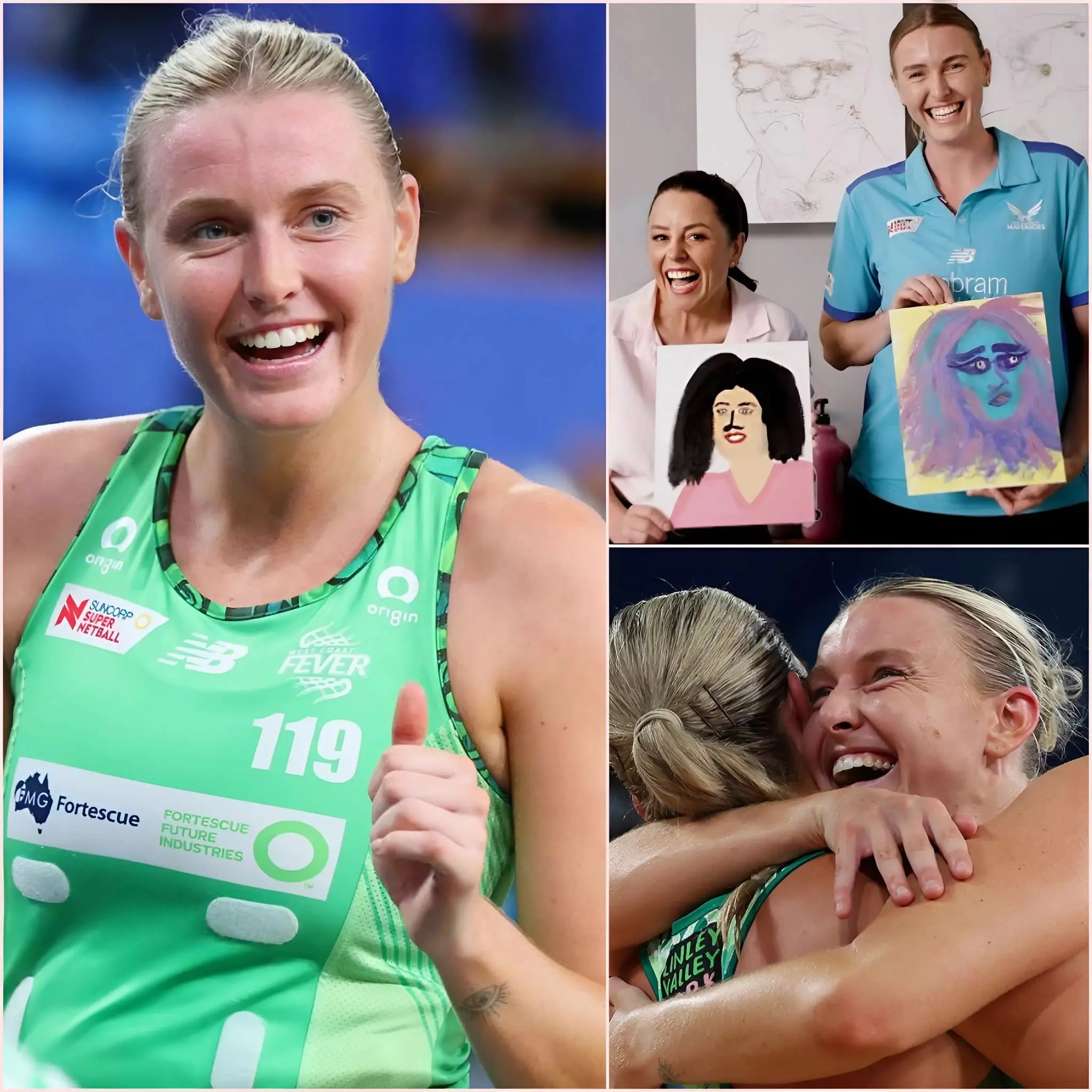 Cover Image for GOOD NEWS: West Coast Fever’s young talent Sasha Glasgow has pledged to donate half of her season’s prize money to fulfill her parents’ dream.