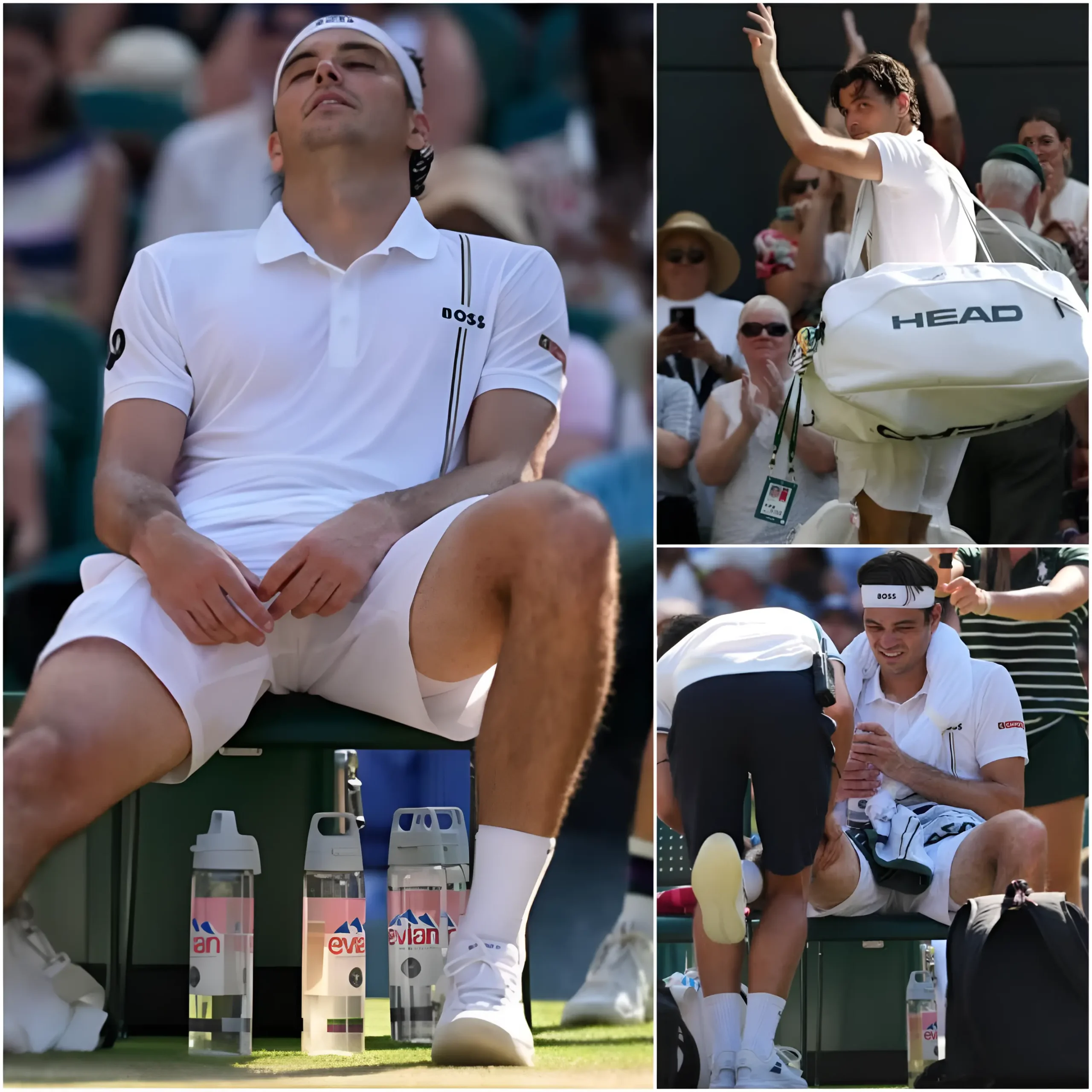 Cover Image for 😓😔 “I Felt My Knee After Just Three Games” The shocking confession about the injury revealed that the match slipped out of his grasp after just three sets, exposing a silent battle that almost no one noticed was taking place on the court.