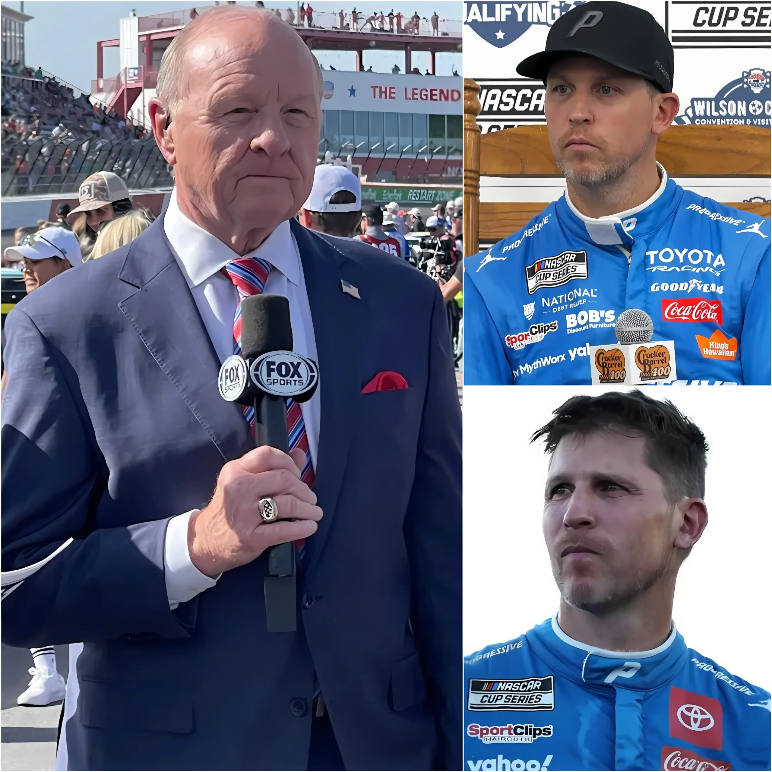 Cover Image for HOT NEWS 🏁🔴 Larry McReynolds, a legend who has been involved with the NASCAR Cup Series for 50 years since he was 20, has recently broken his silence, launching a strong counterattack against Hamlin and making a bold statement about his future. Information below 👇