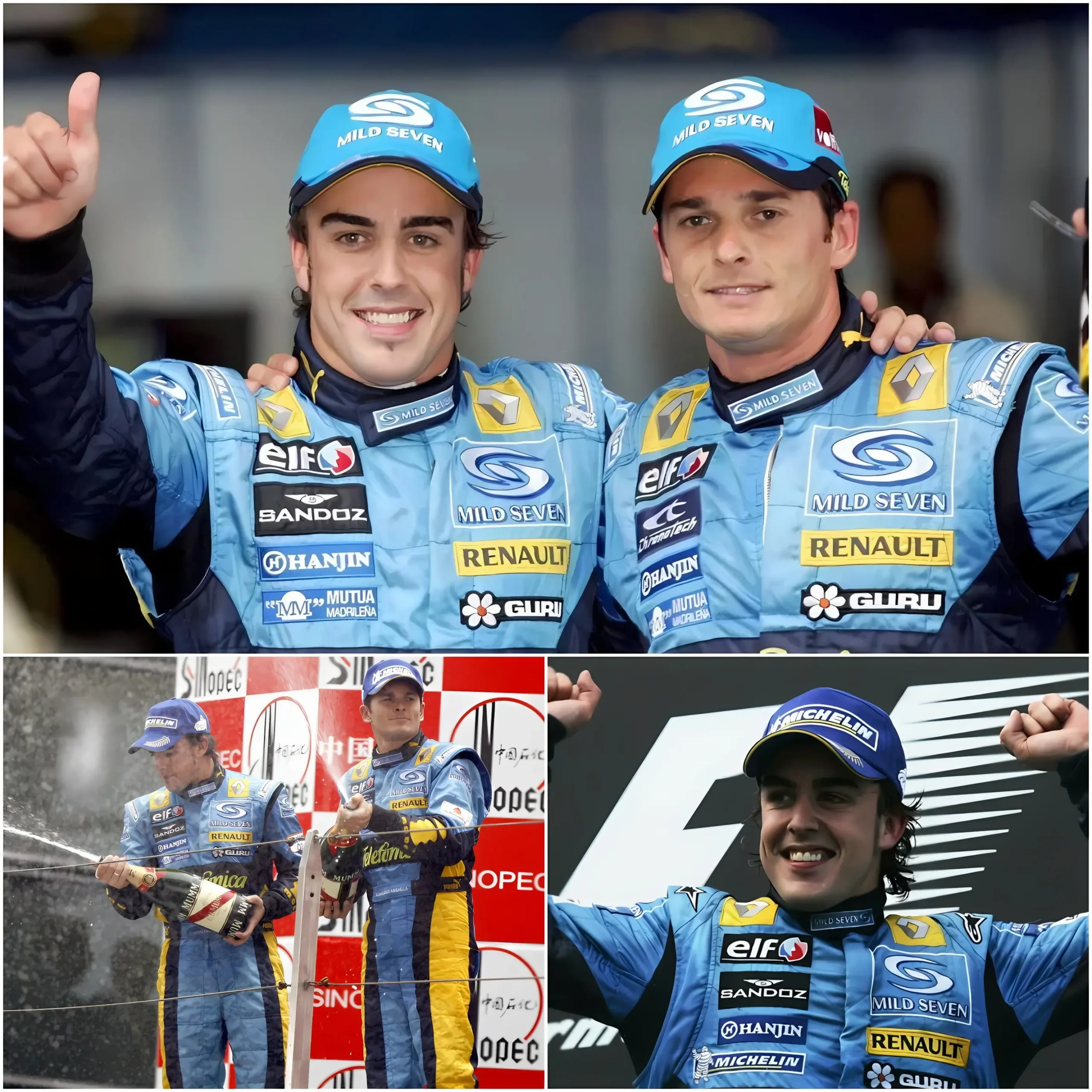 Cover Image for 🔥Giancarlo Fisichella ha roto el silencio sobre su etapa compitiendo junto a Fernando Alonso, revelando detalles que vuelven a poner de relieve una de las épocas más memorables de la Fórmula 1.